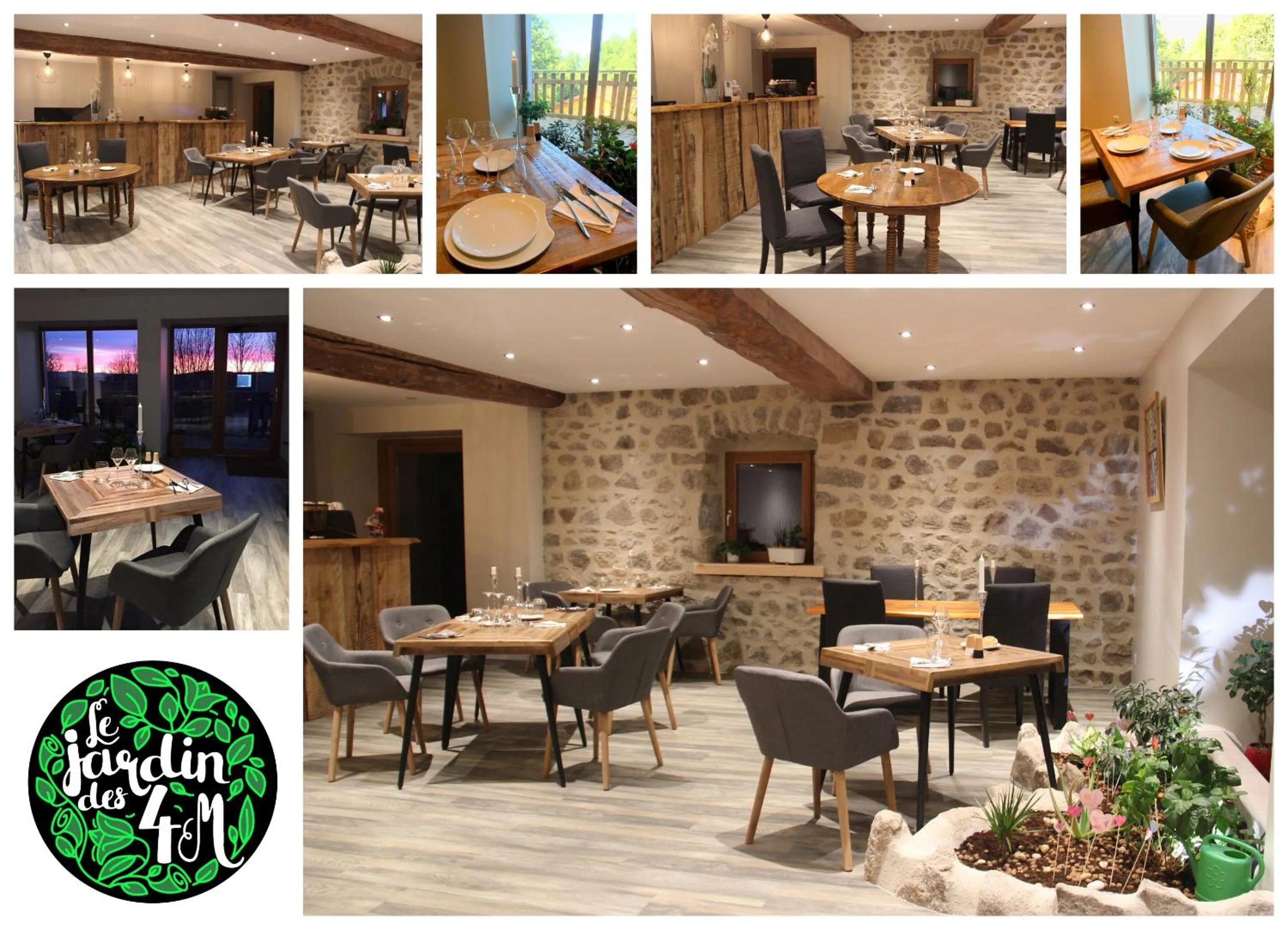 Dining area in Le Jardin des 4M