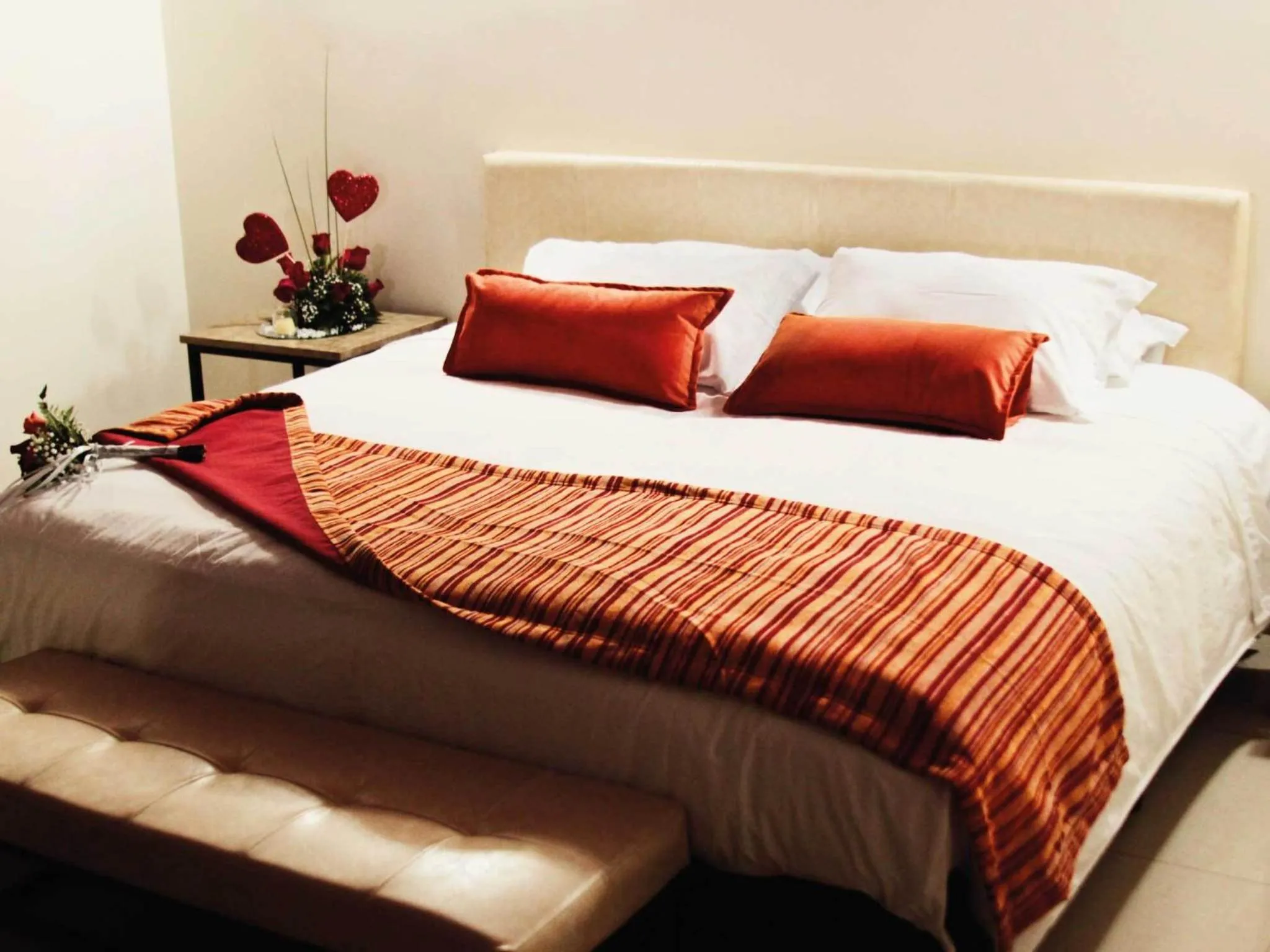 Bedroom, Bed in Villa de los Angeles