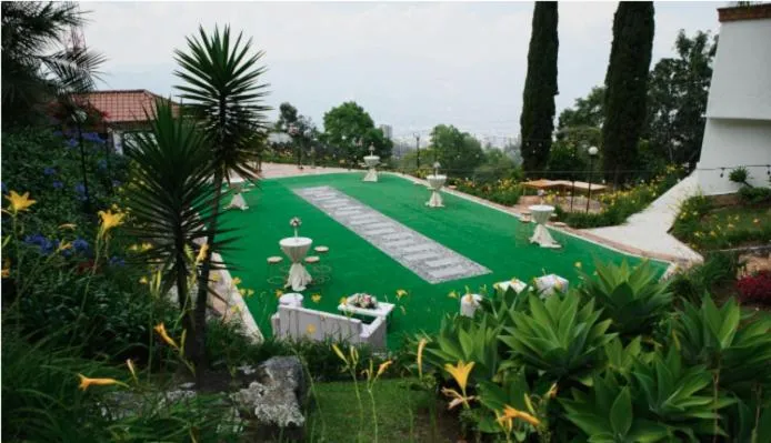 Garden view in Villa de los Angeles