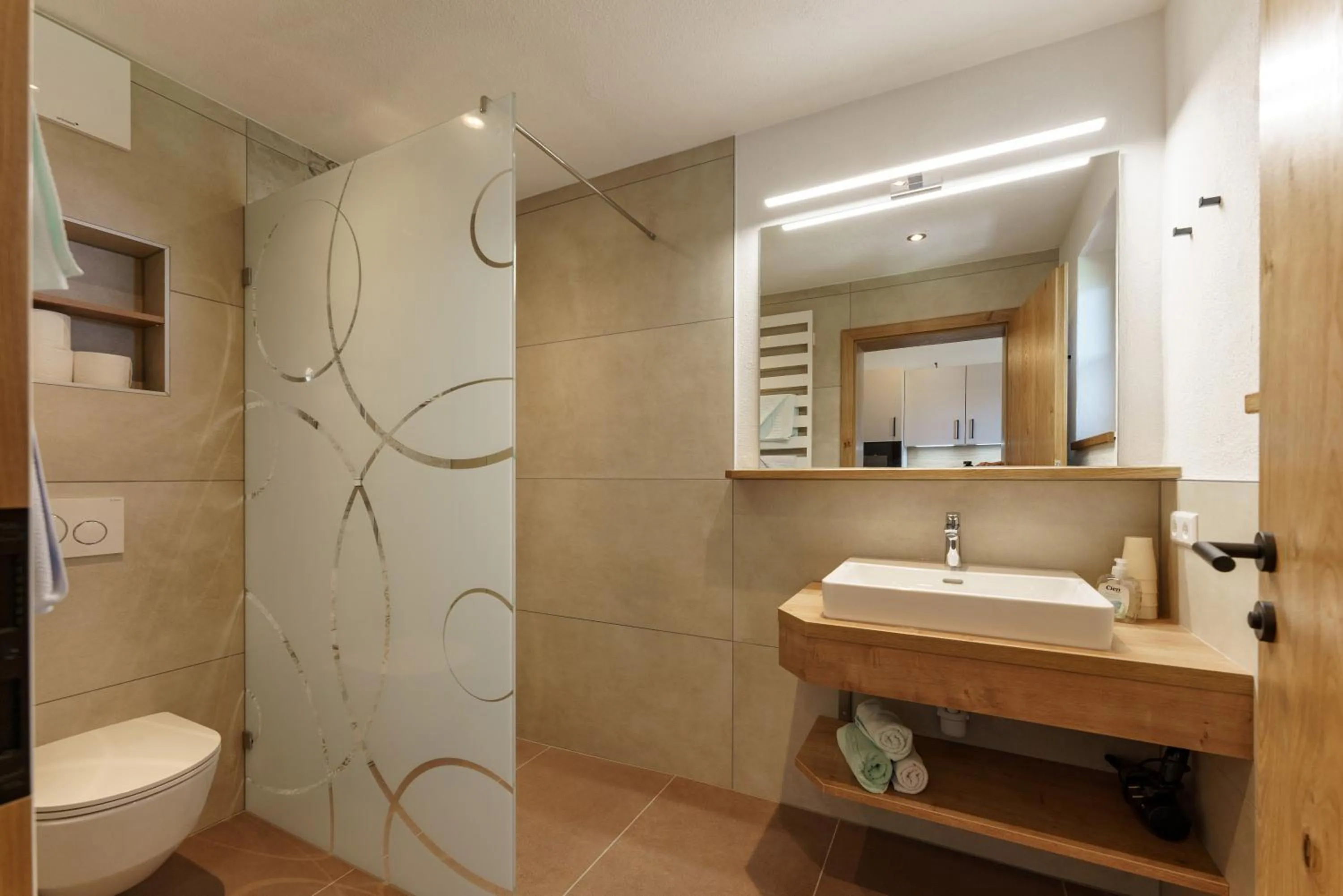Bathroom in Pension Bergbauernhof Irxner