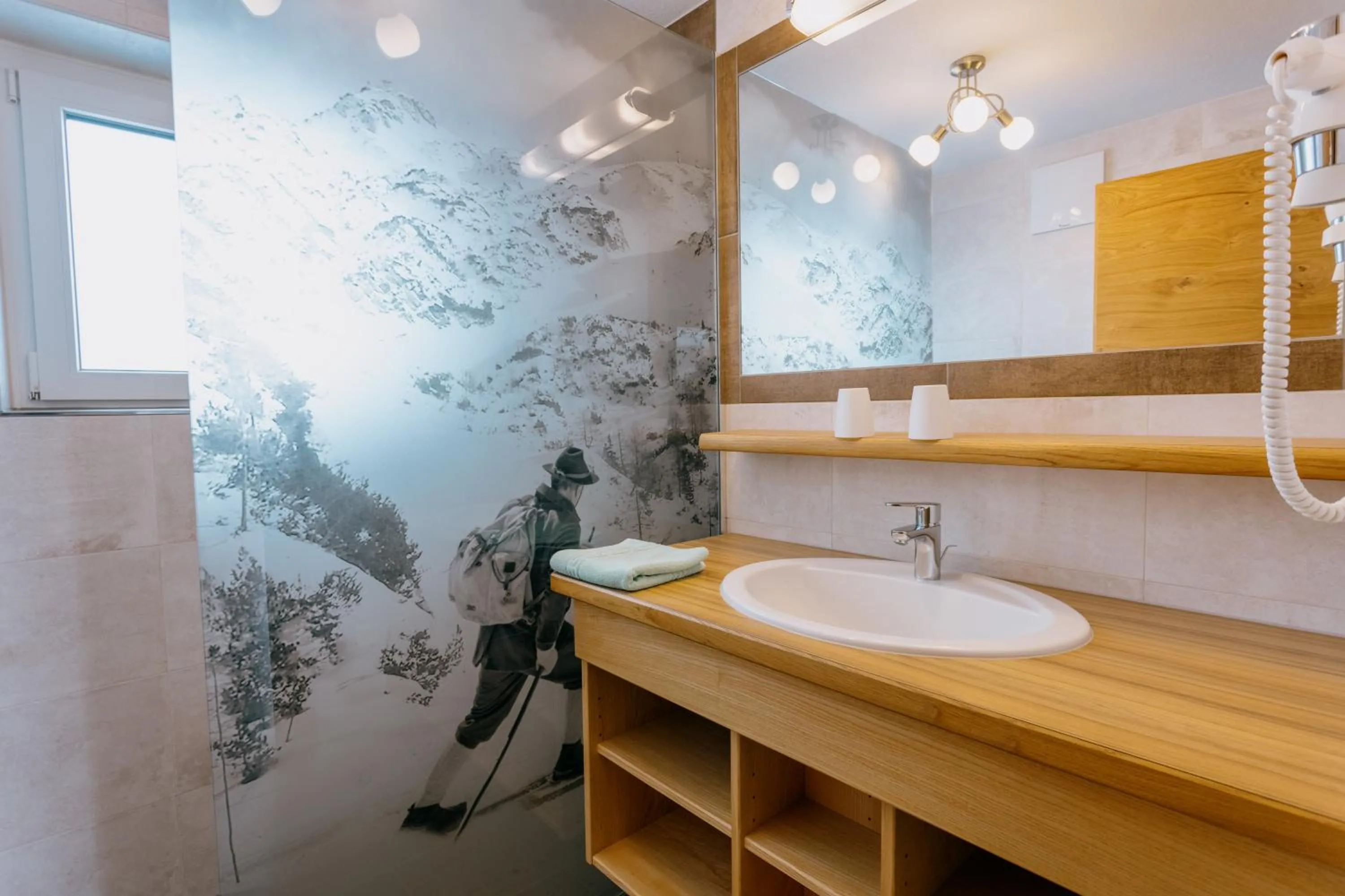 Bathroom in Pension Bergbauernhof Irxner