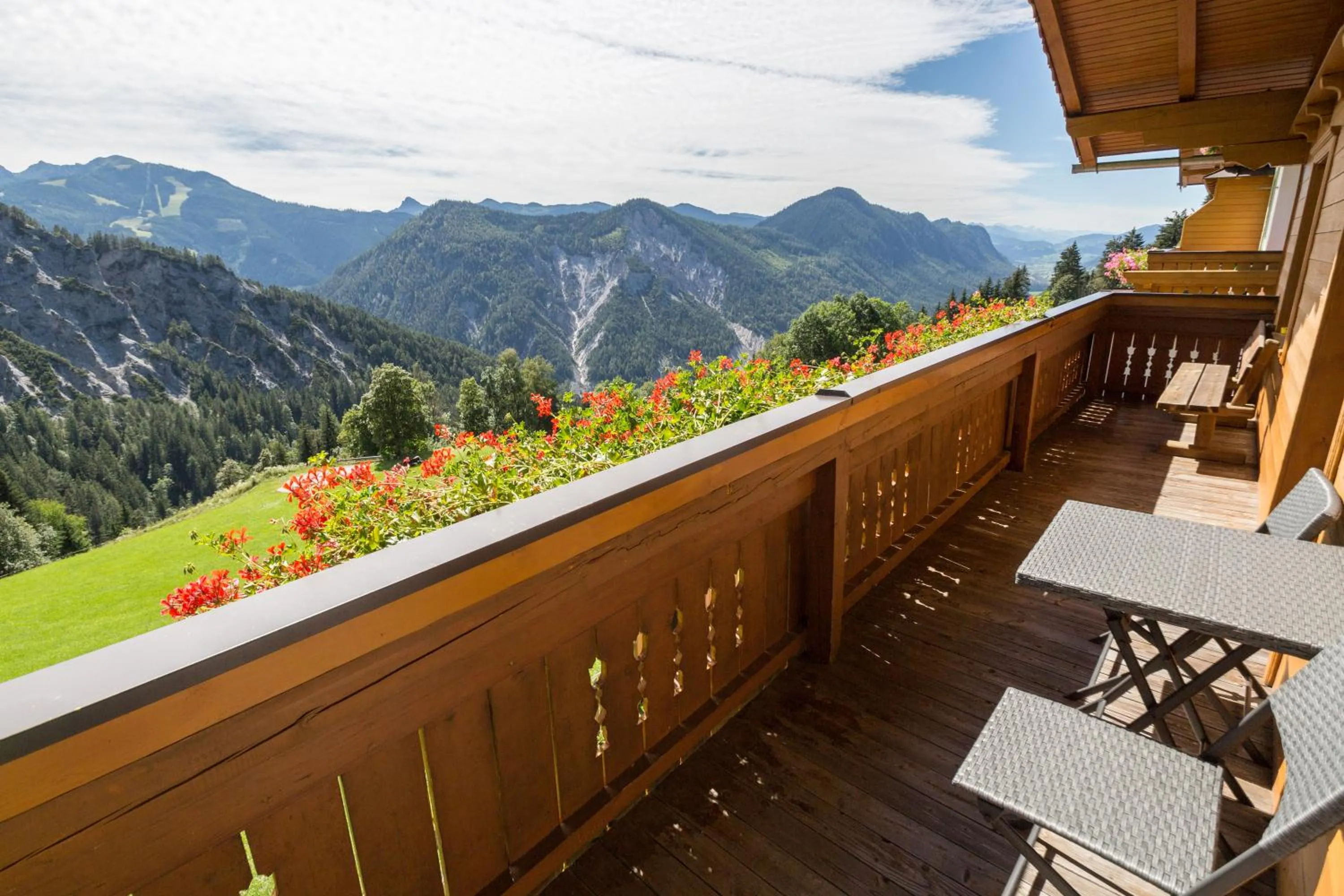 Balcony/Terrace in Pension Bergbauernhof Irxner
