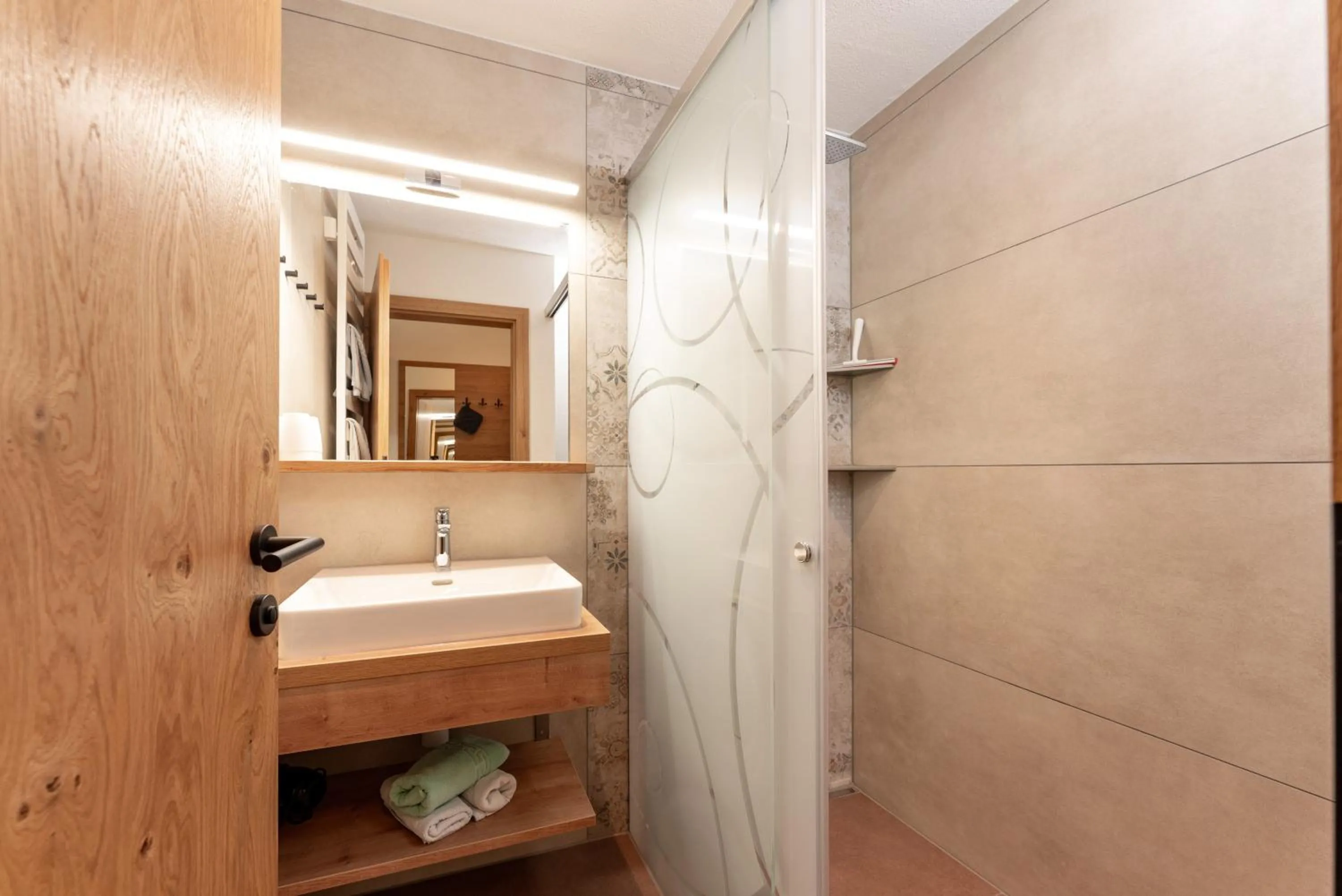 Bathroom in Pension Bergbauernhof Irxner
