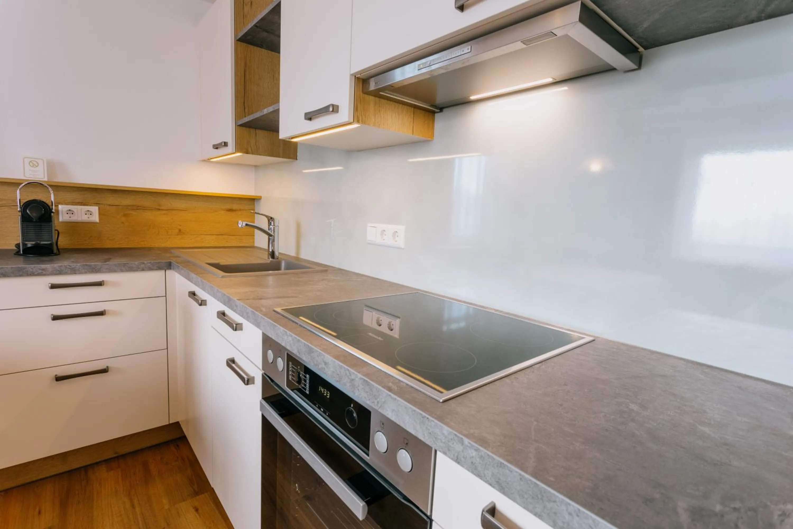 kitchen in Pension Bergbauernhof Irxner