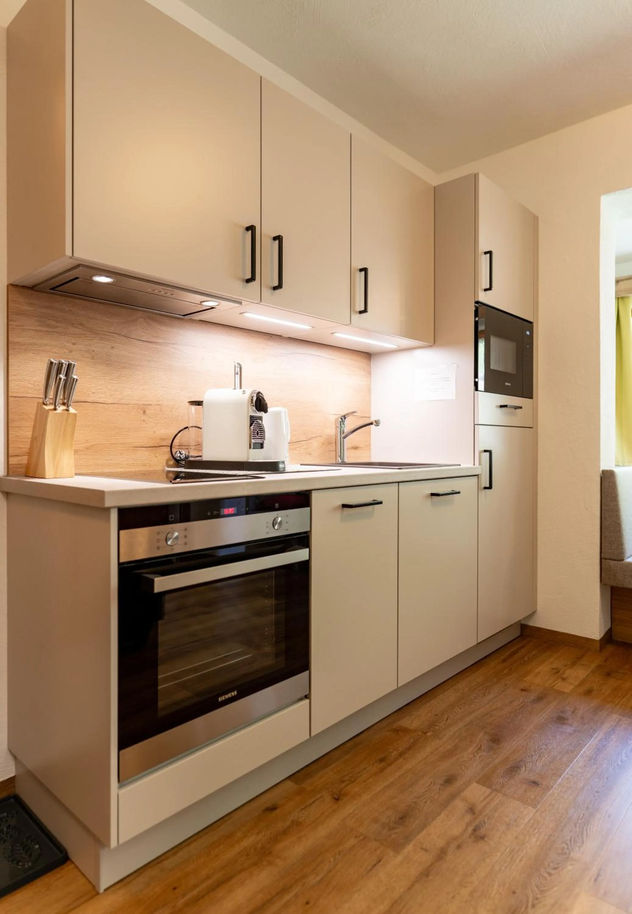 Kitchen or kitchenette in Pension Bergbauernhof Irxner