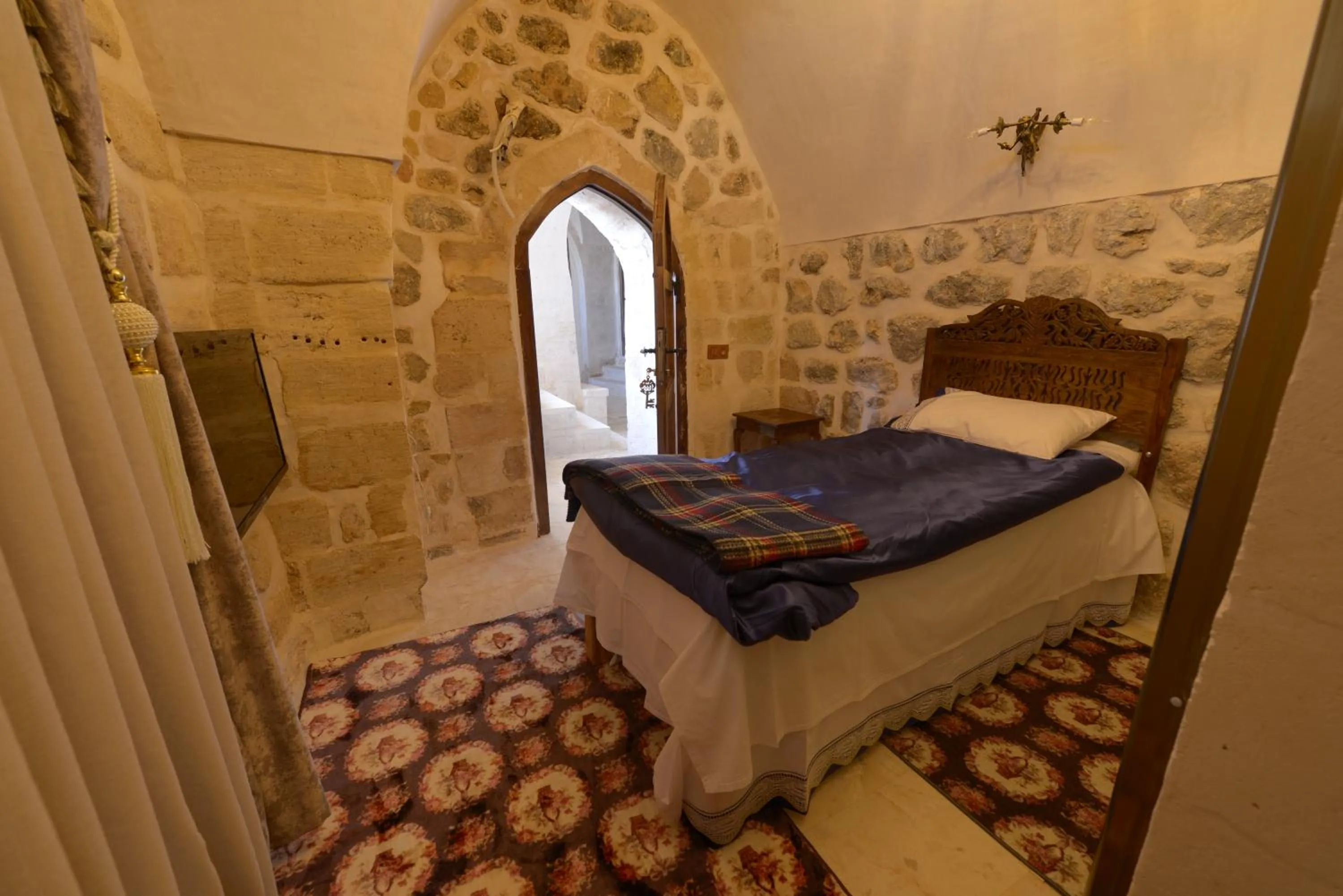 Bed in MERDİN BOUTİQUE HOTEL