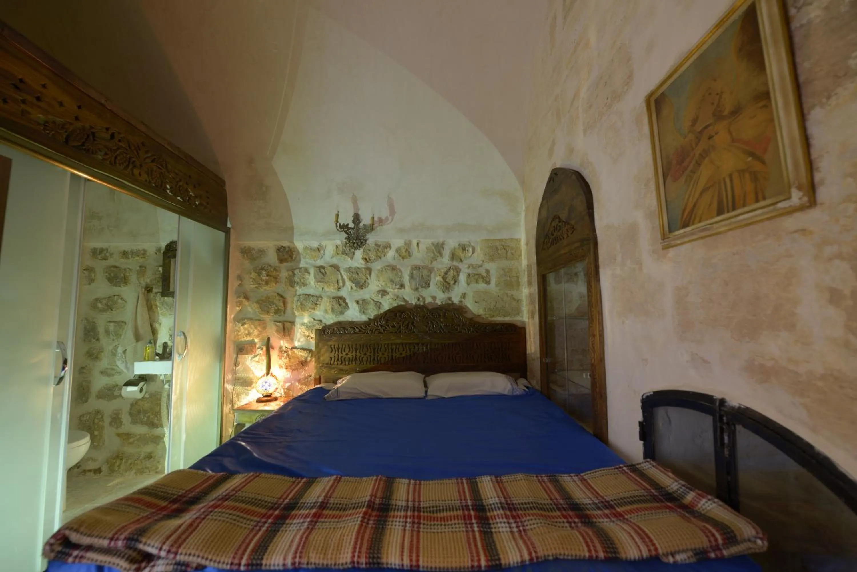 Bed in MERDİN BOUTİQUE HOTEL