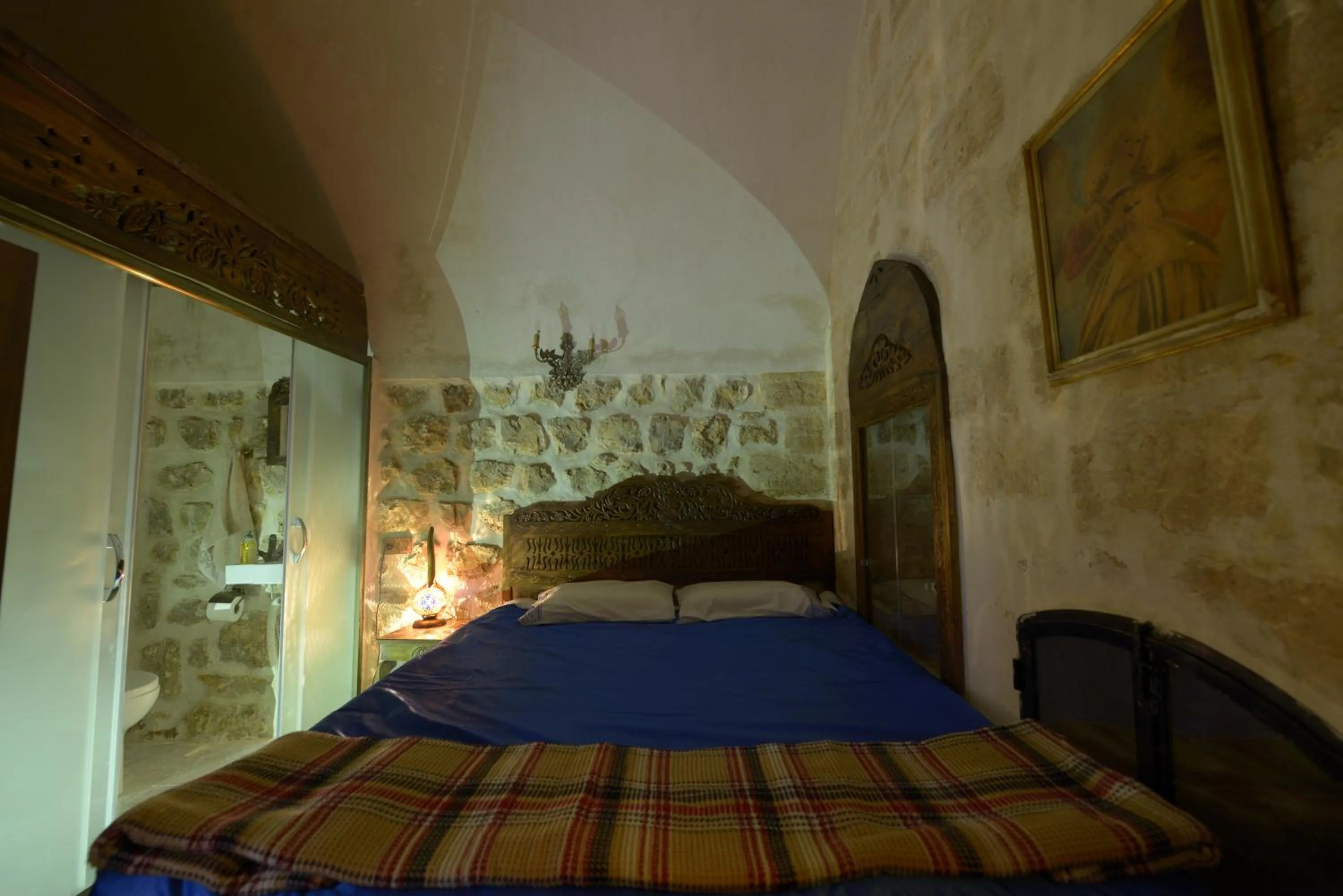 Bed in MERDİN BOUTİQUE HOTEL