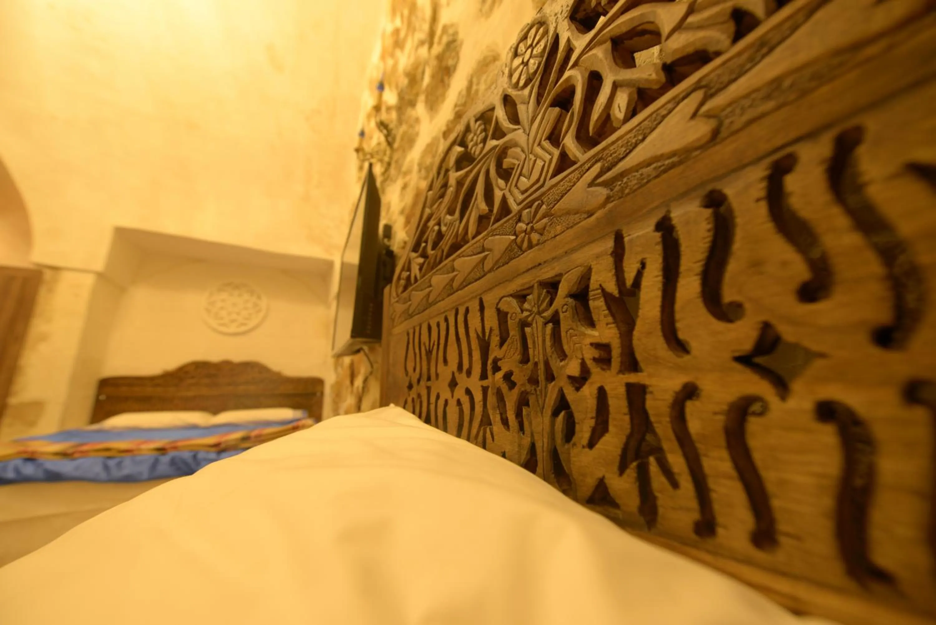 Bed in MERDİN BOUTİQUE HOTEL