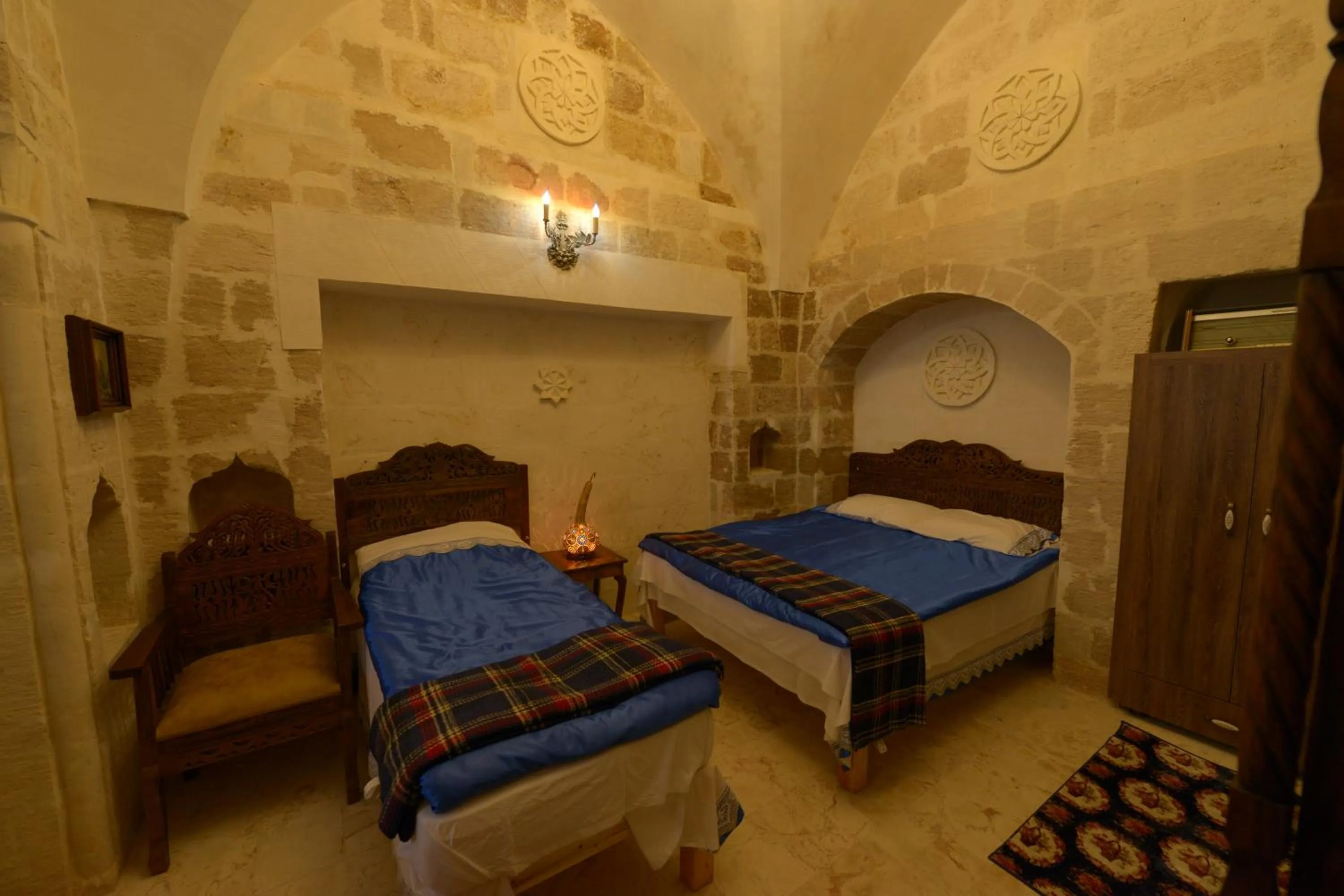 Bed in MERDİN BOUTİQUE HOTEL