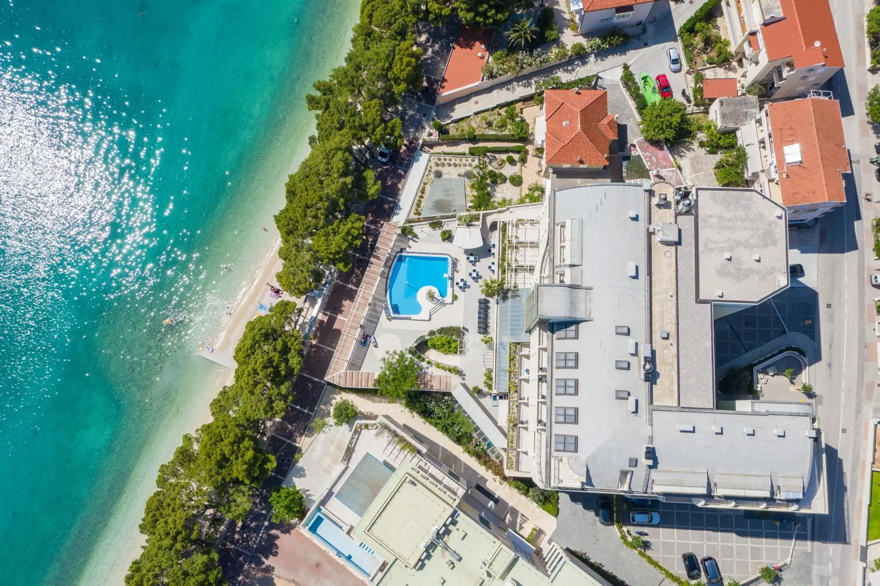 Property building in Hotel Park Makarska Property building in Hotel Park Makarska