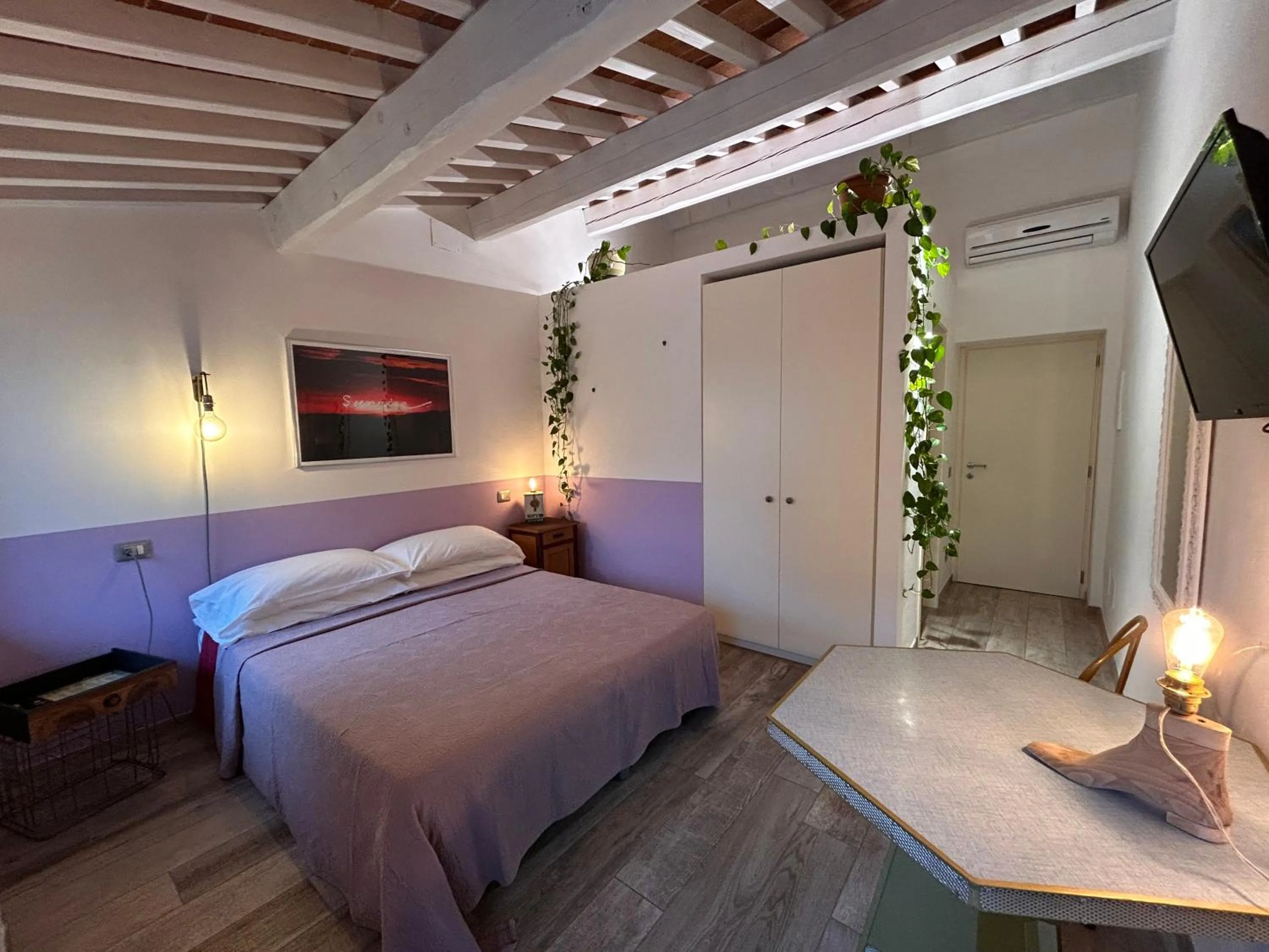 Bed in Santa Marta Rooms&Studios