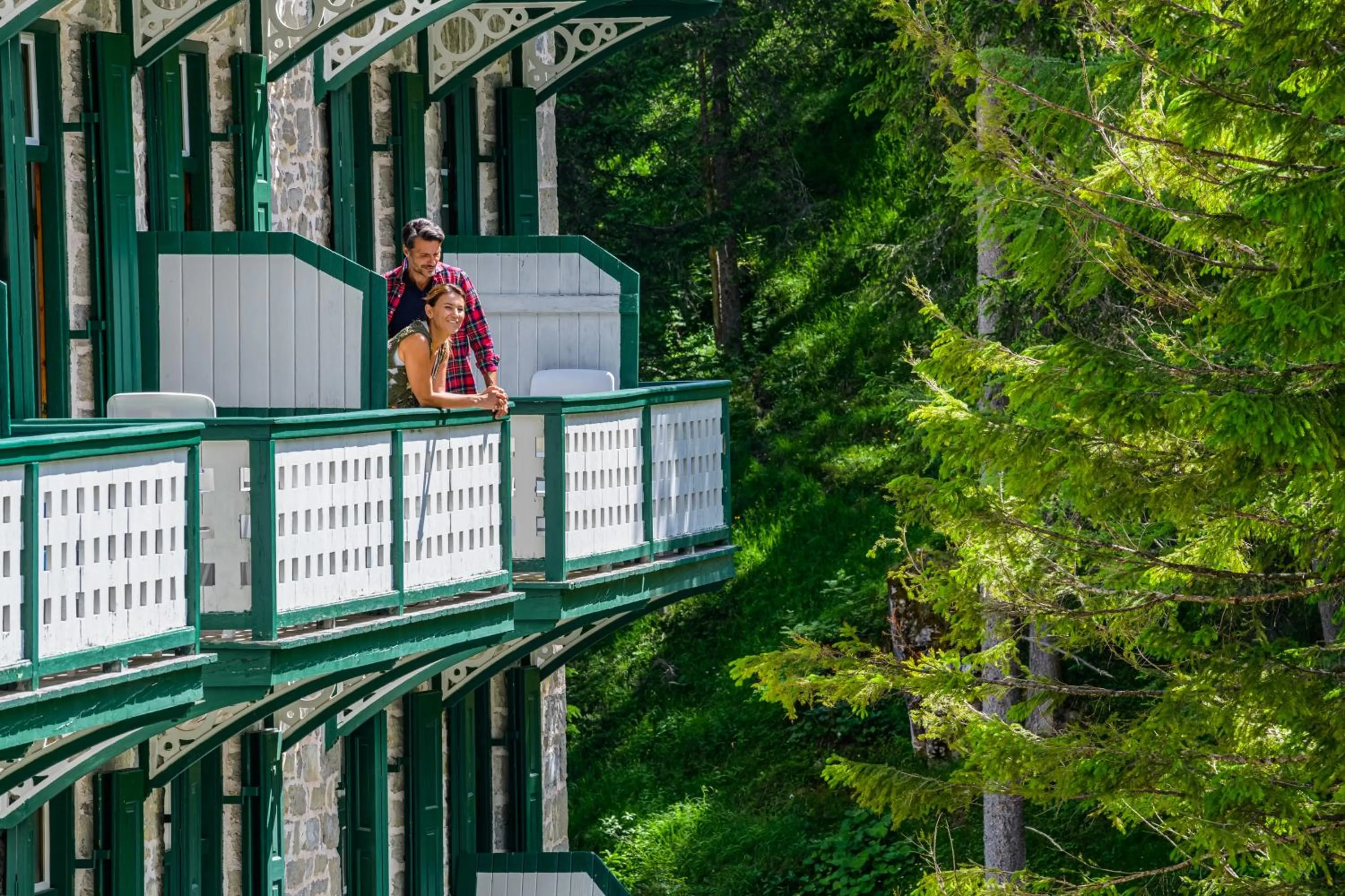 Property building in Hotel Lago di Braies