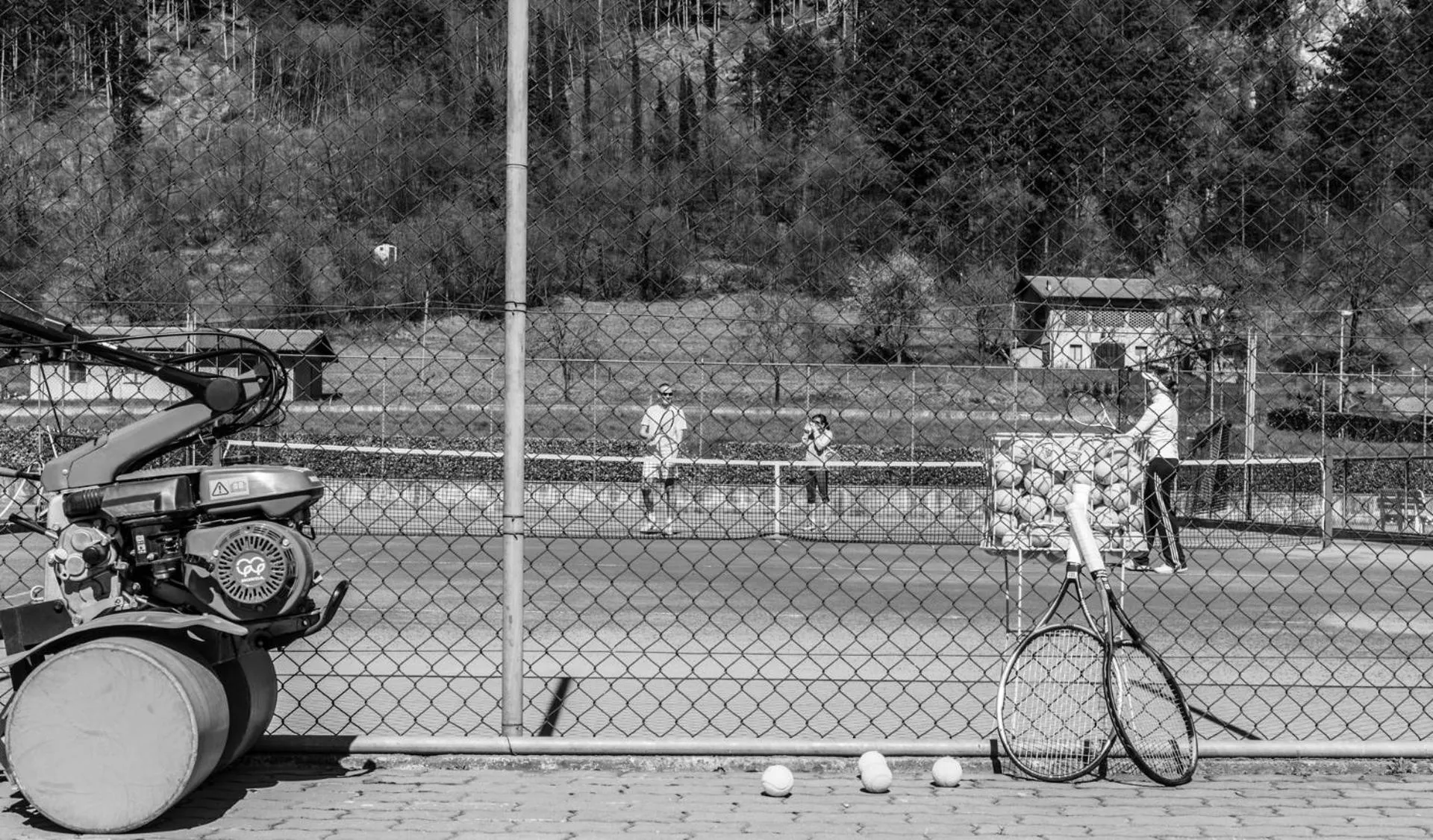 Tennis court in Hotel Residence La Pertica