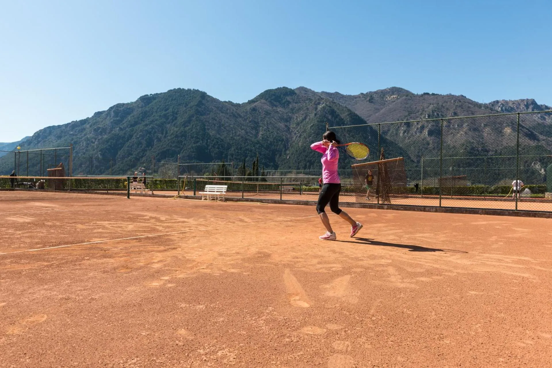 Tennis court in Hotel Residence La Pertica