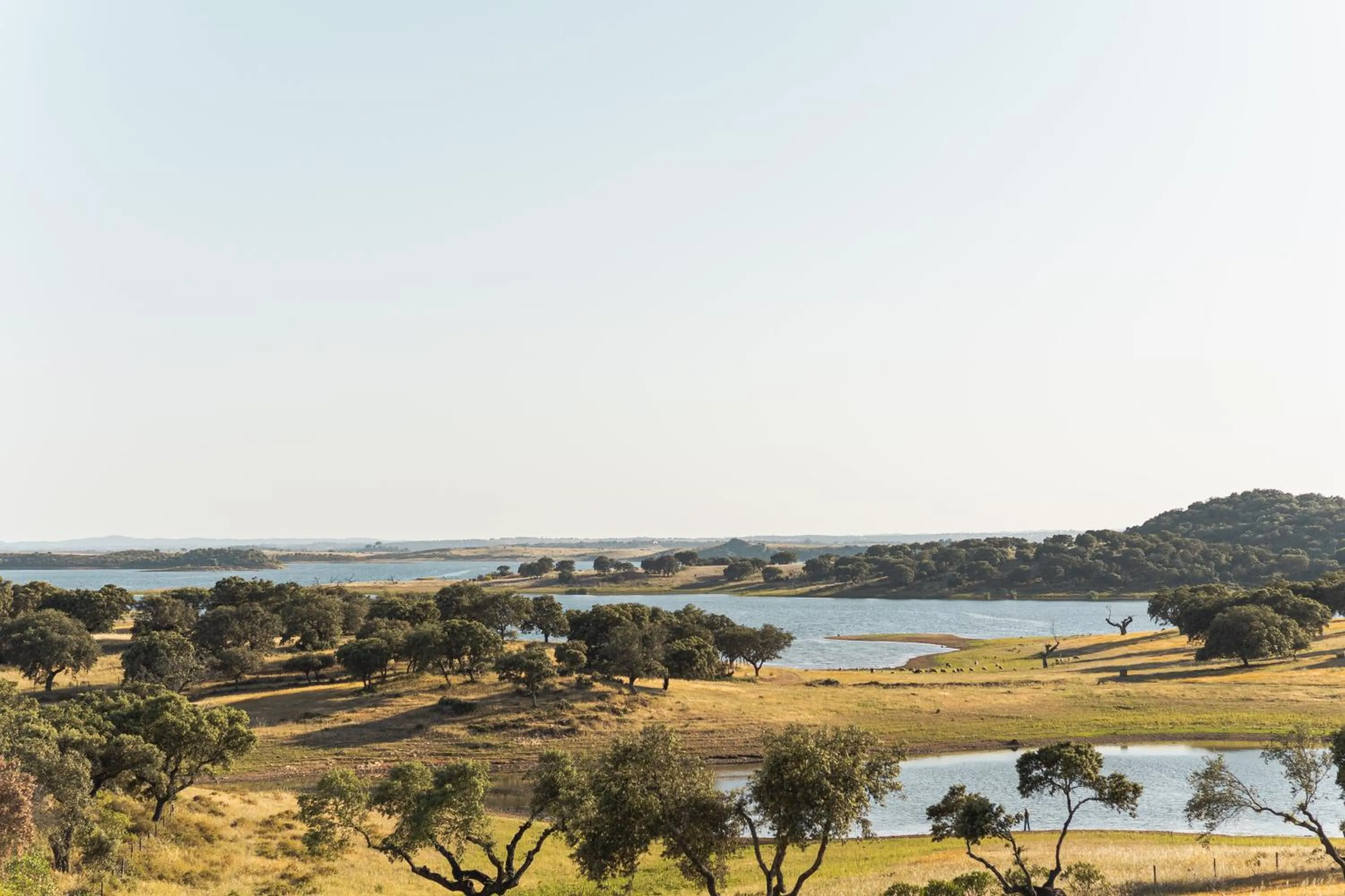 Lake view in Herdade dos Delgados