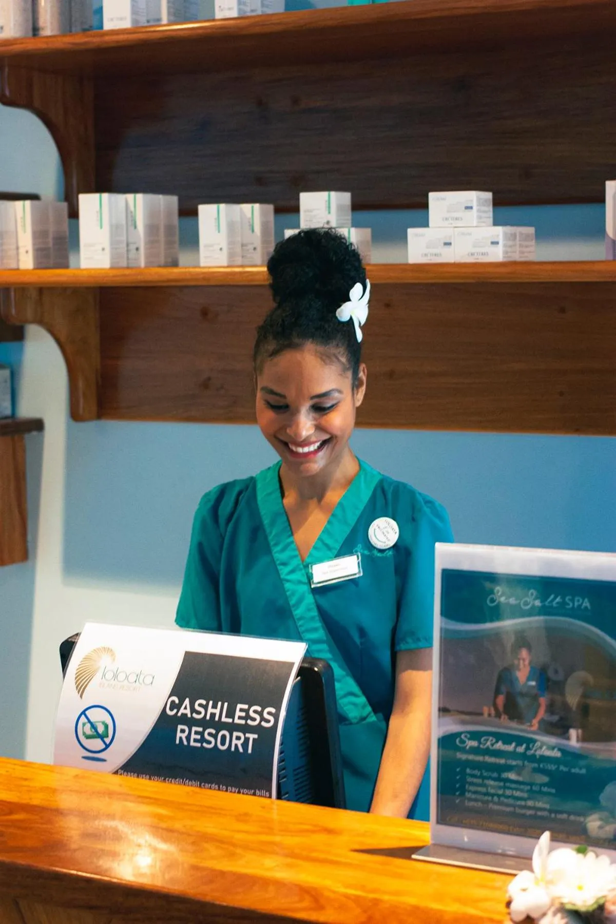 Spa and wellness centre/facilities in Loloata Island Resort