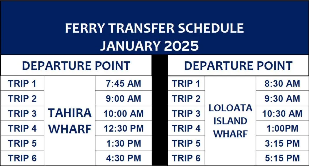 shuttle in Loloata Island Resort