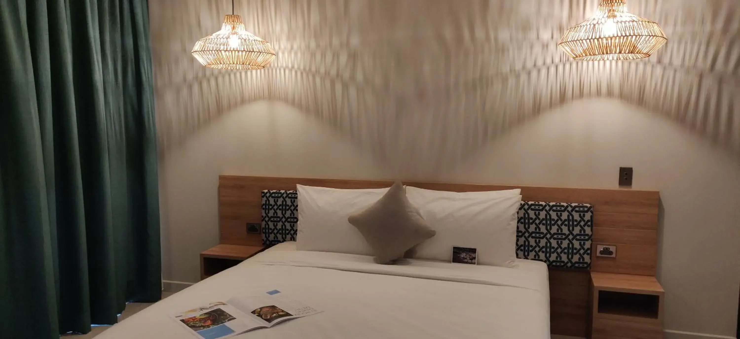 Bed in Loloata Island Resort Bed in Loloata Island Resort