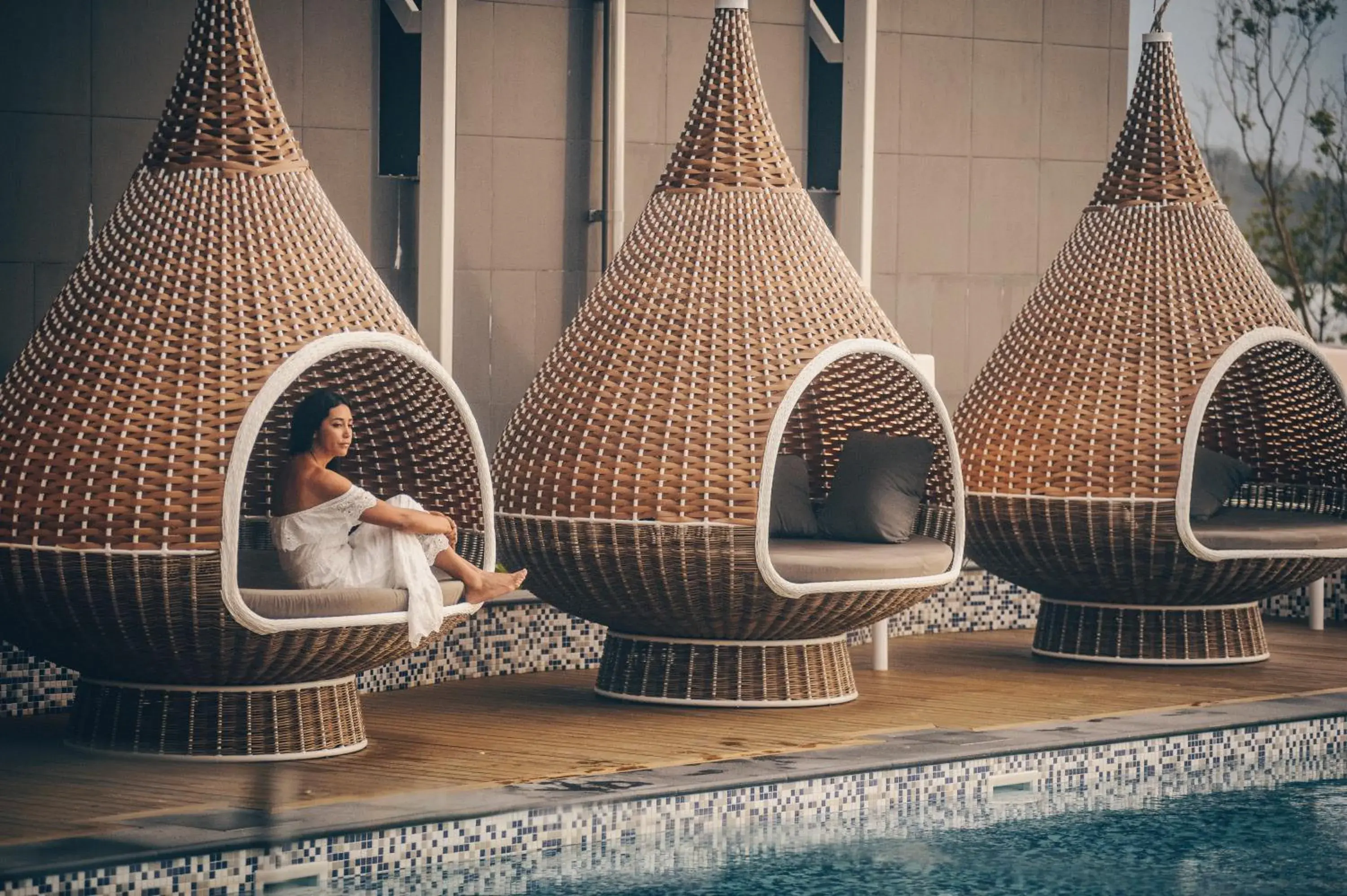 Swimming pool in Loloata Island Resort Swimming pool in Loloata Island Resort