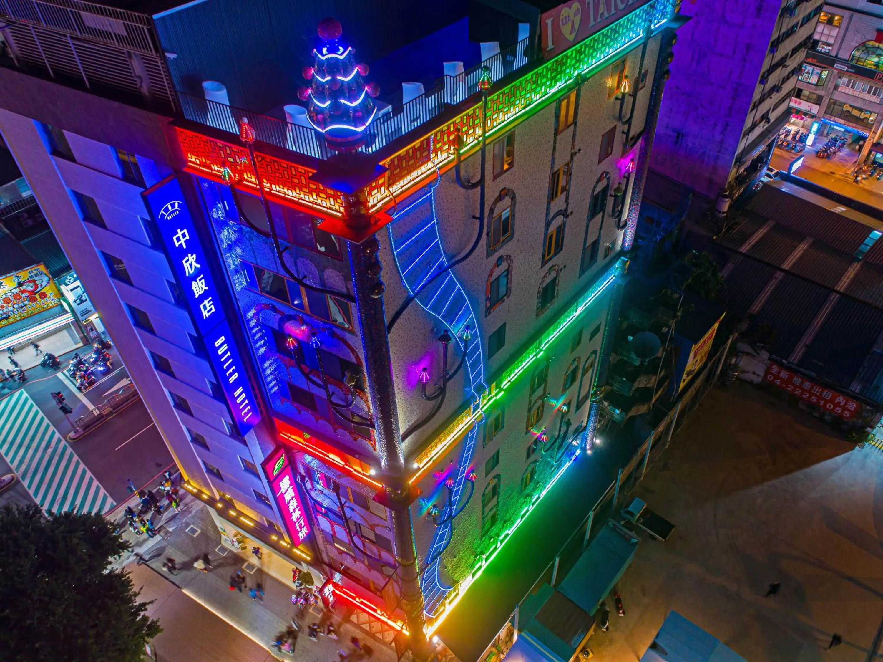 Bird's eye view in Norway Forest Travel hotel 1 Taichung