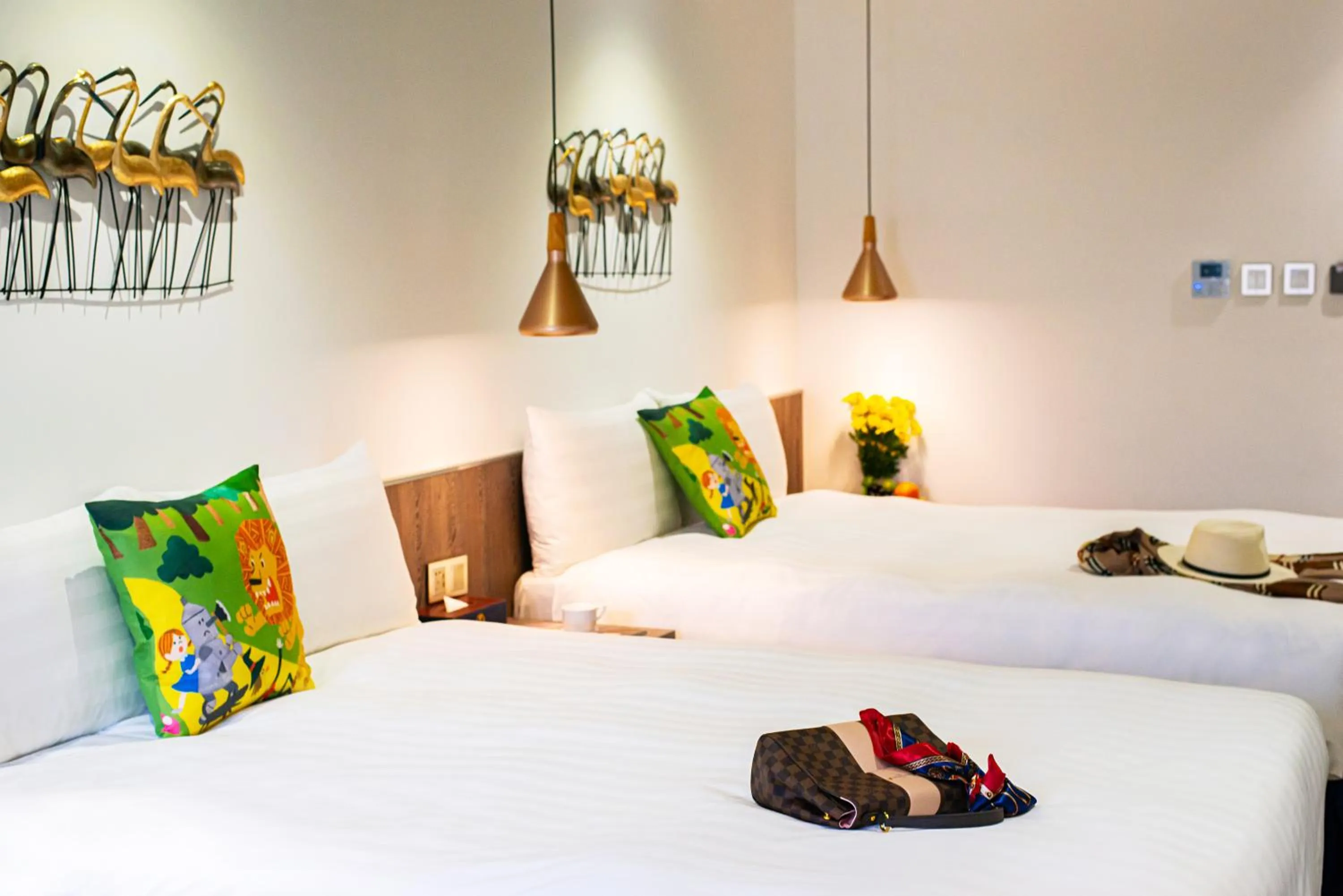 Photo of the whole room, Bed in Norway Forest Travel hotel 1 Taichung