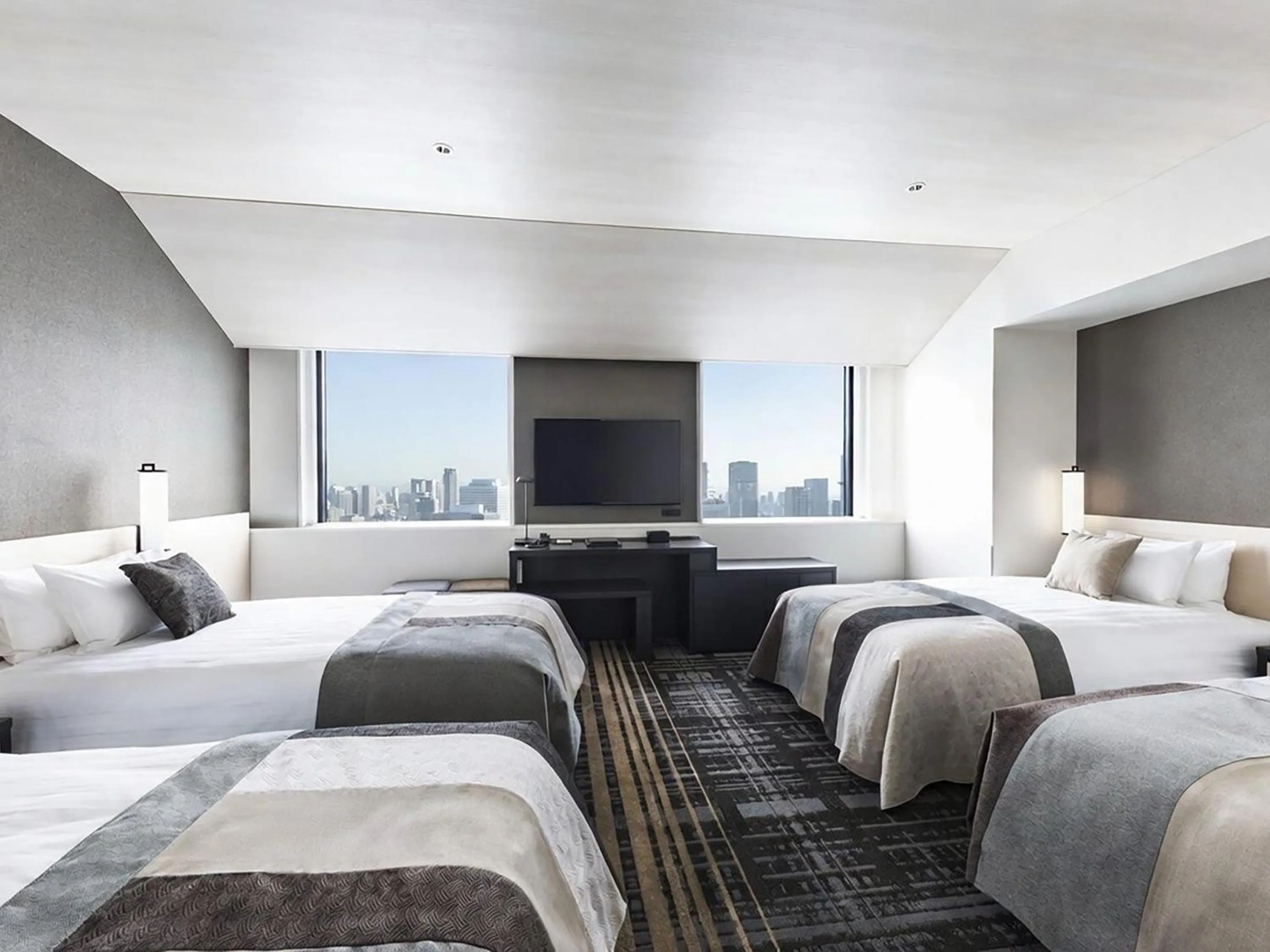 Photo of the whole room, Bed in Hotel Hankyu RESPIRE OSAKA