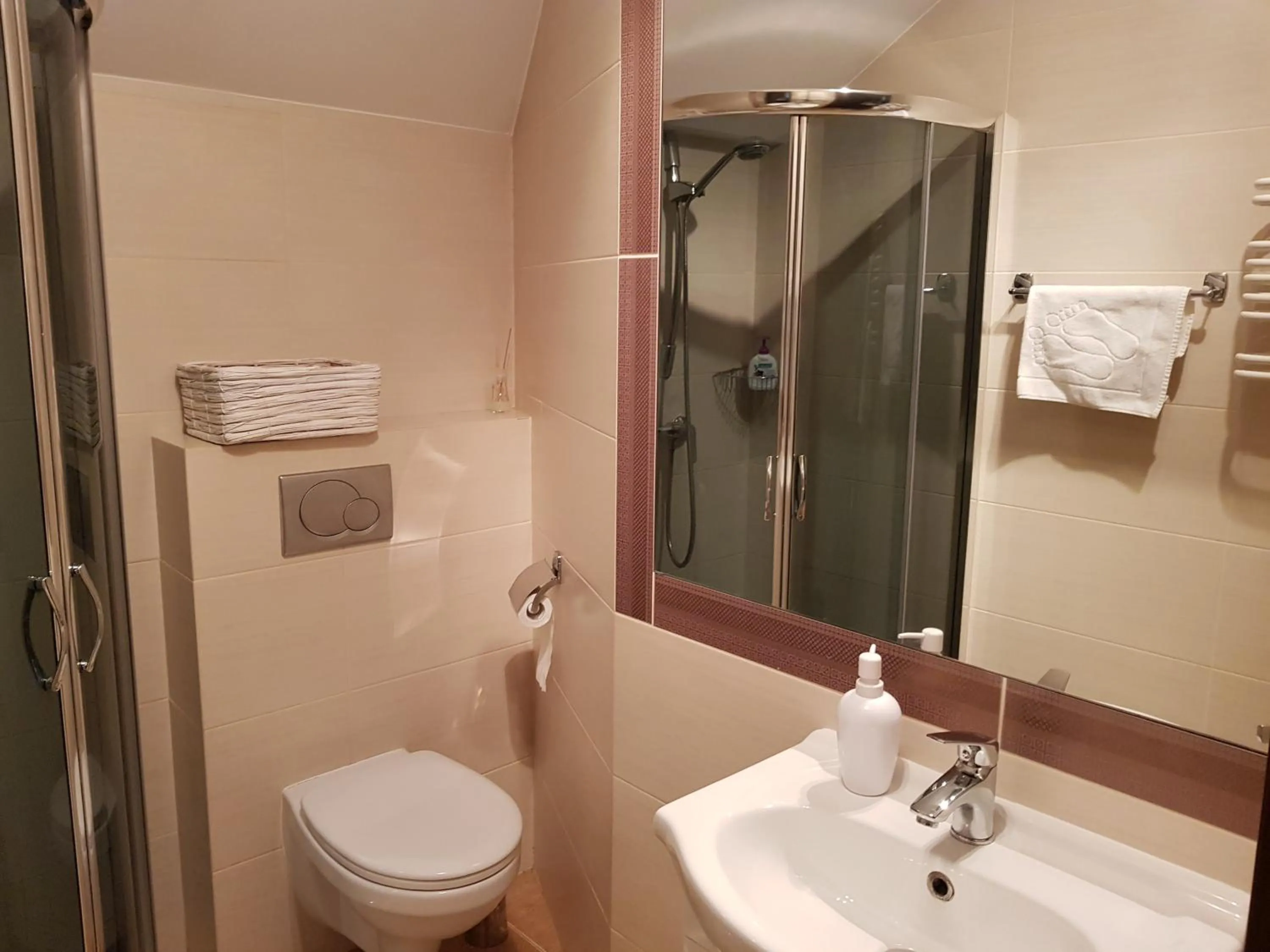 Bathroom in Pokoje De Luxe Figaro