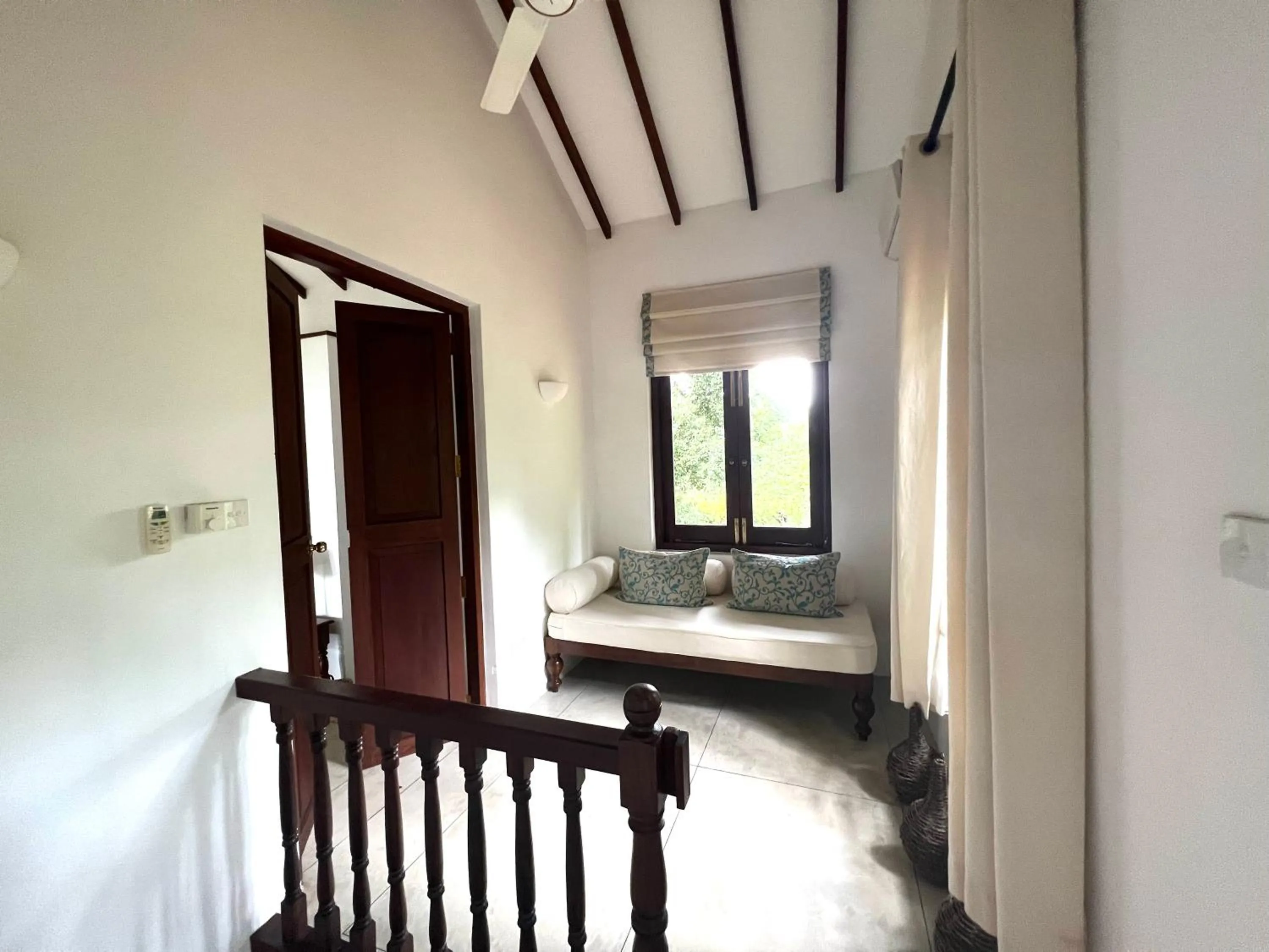 Seating area, Bed in Rosyth Estate House