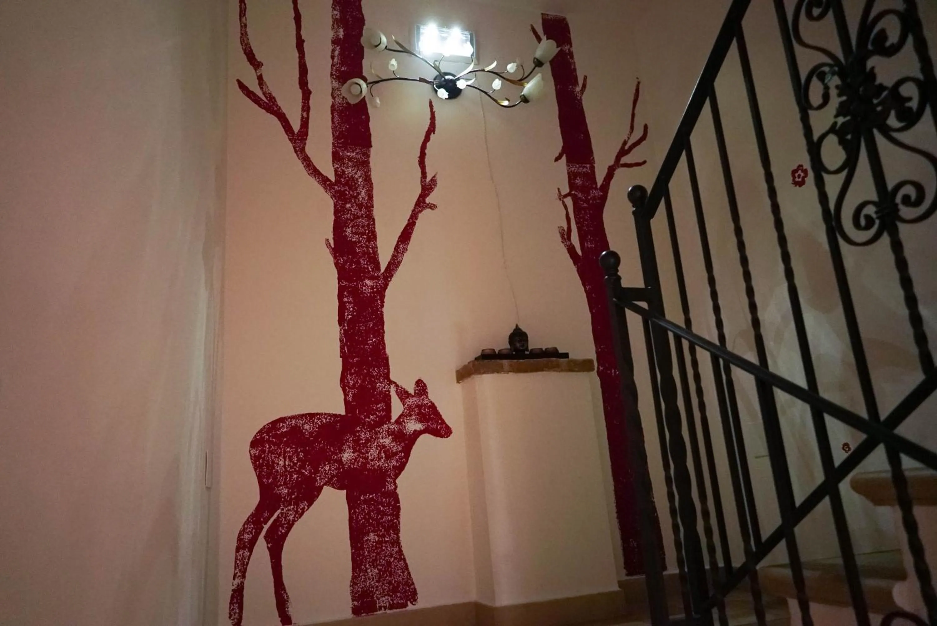 Decorative detail in Hotel Il Crinale