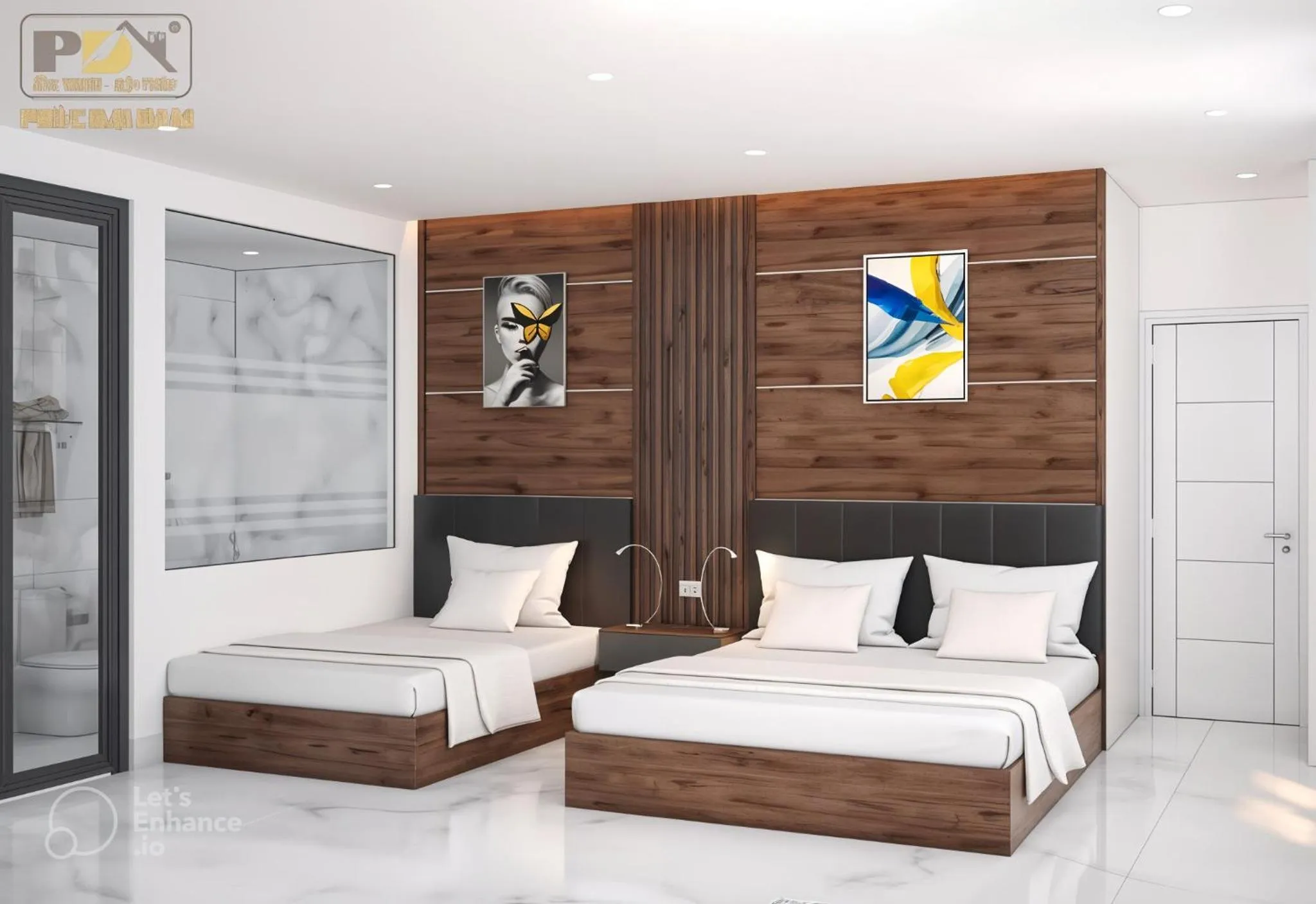 Bed in Anh Nguyet Da Nang Hotel