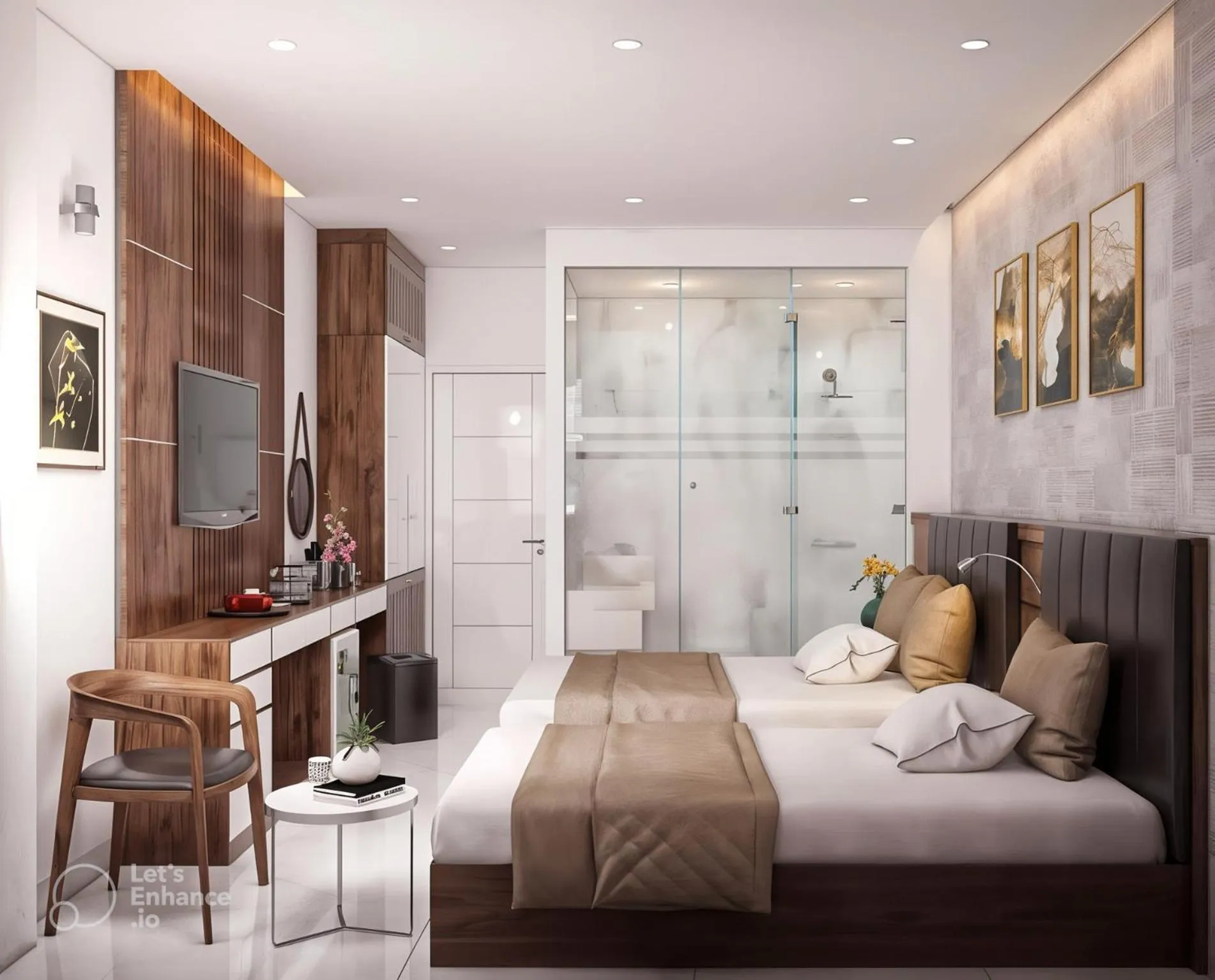 Bed in Anh Nguyet Da Nang Hotel