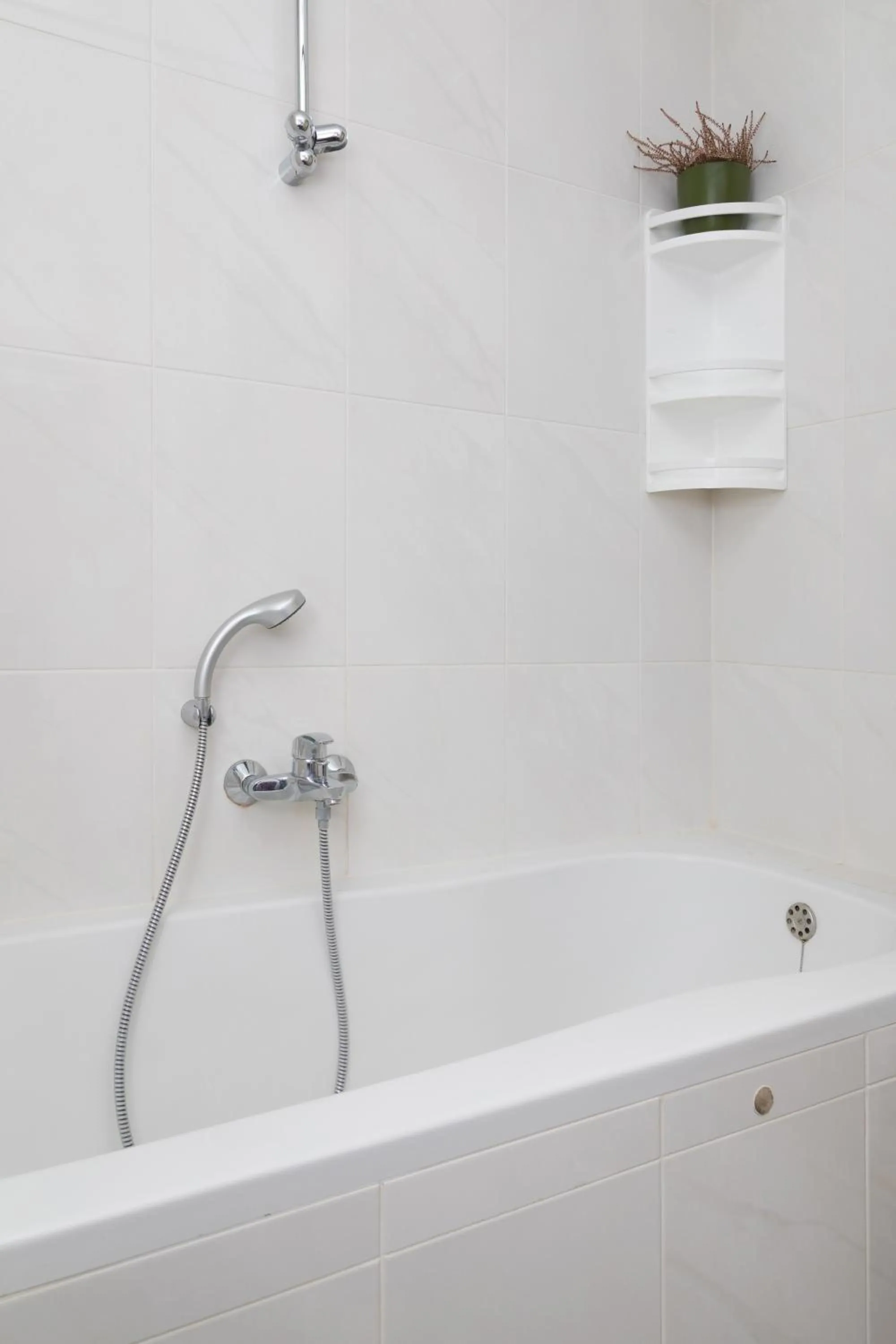 Shower in Cute and Sunny Studio in Zagreb with Balcony & Free Parking