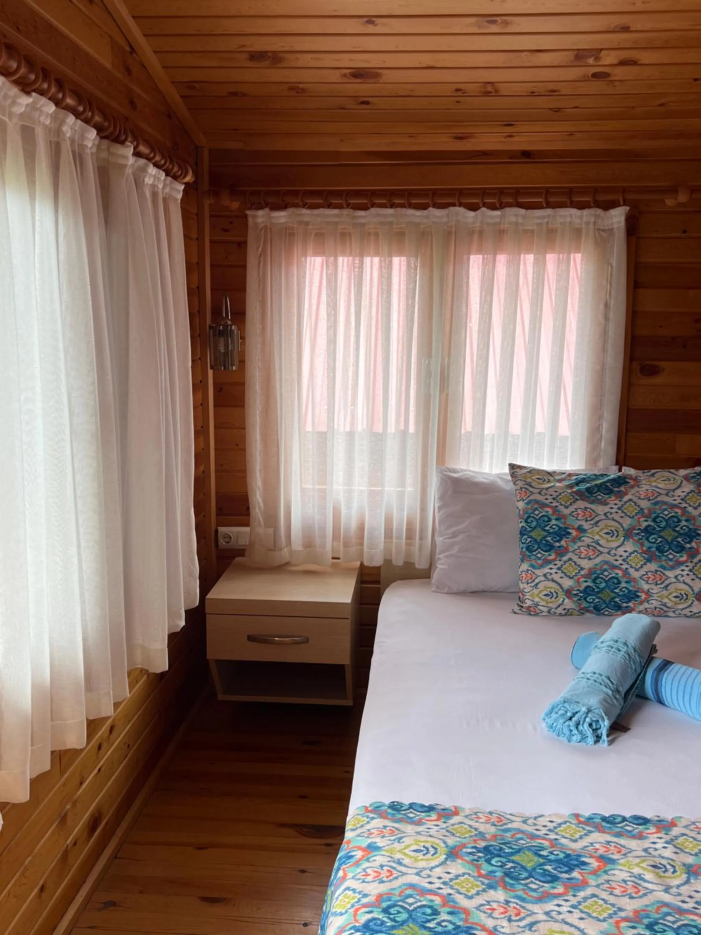 Bed in Turkuaz Bungalows