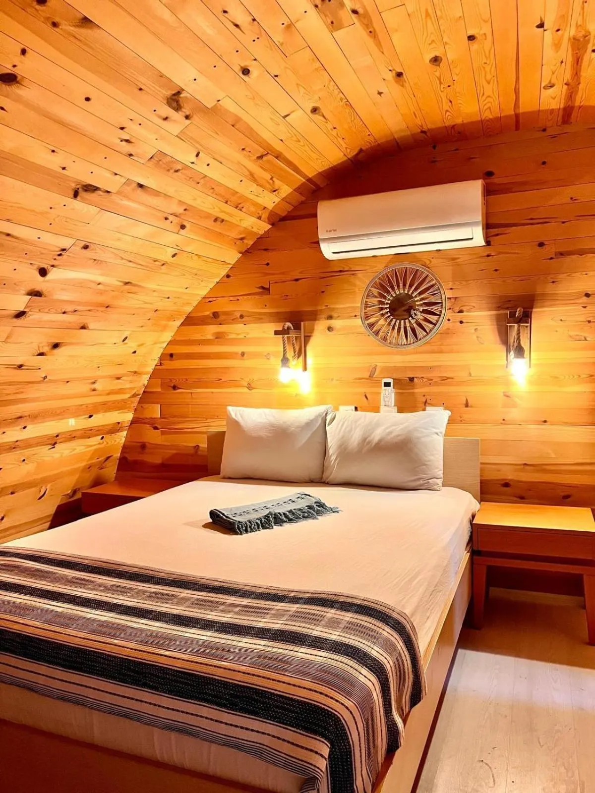 Bed in Turkuaz Bungalows