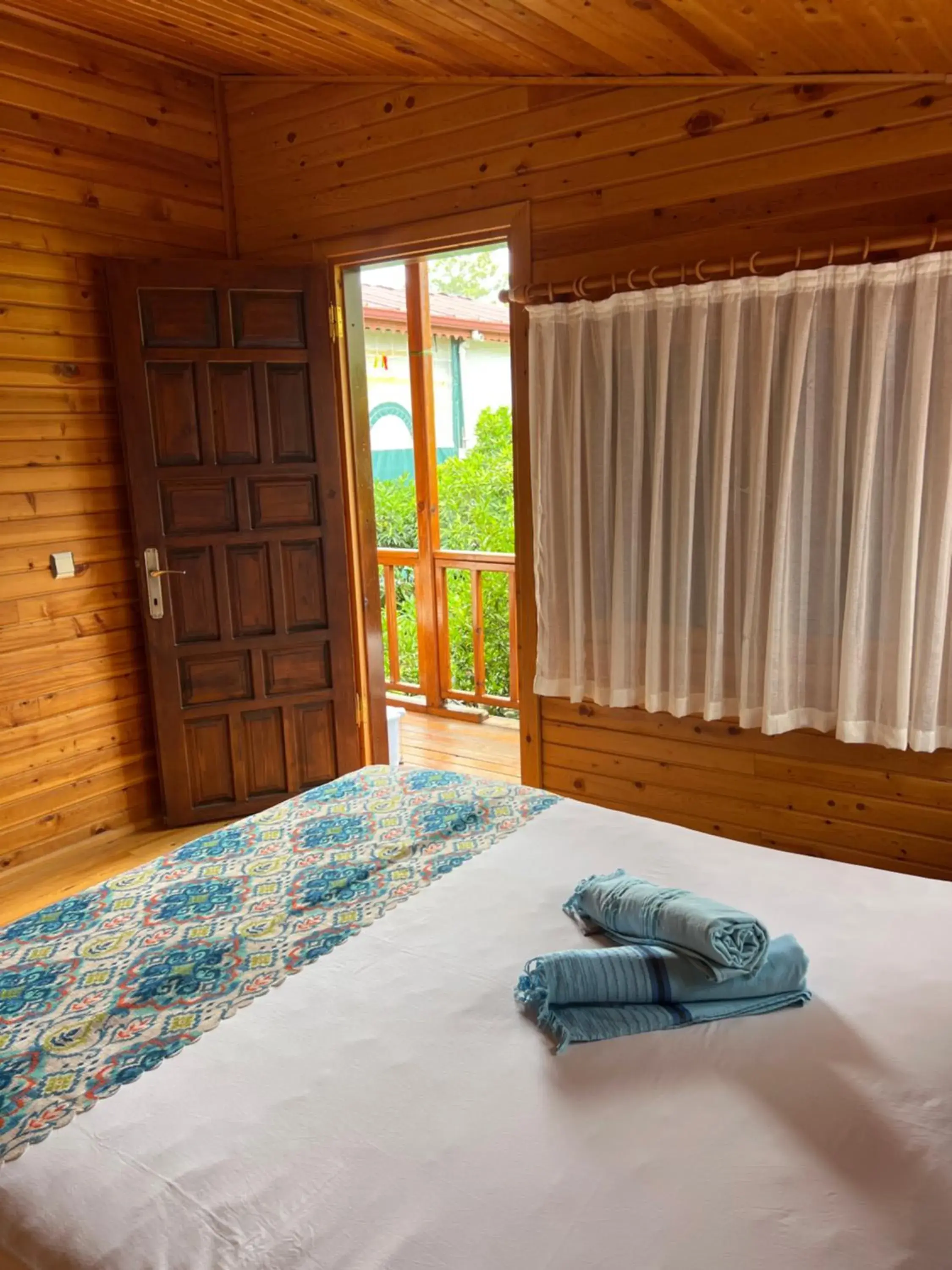Bed in Turkuaz Bungalows Bed in Turkuaz Bungalows