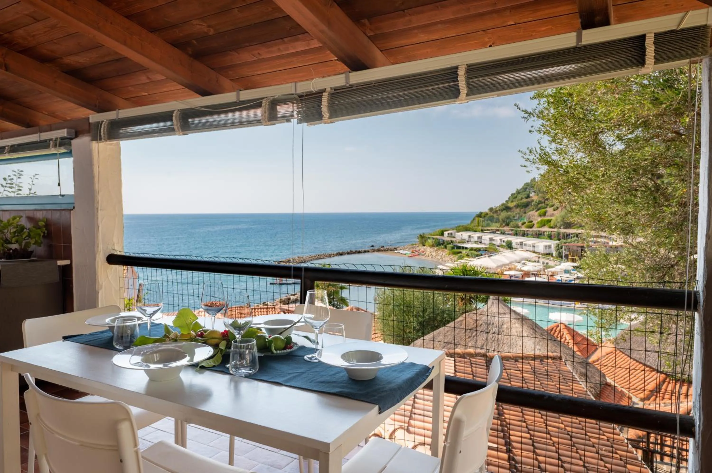 Patio in Resort Baia del Silenzio