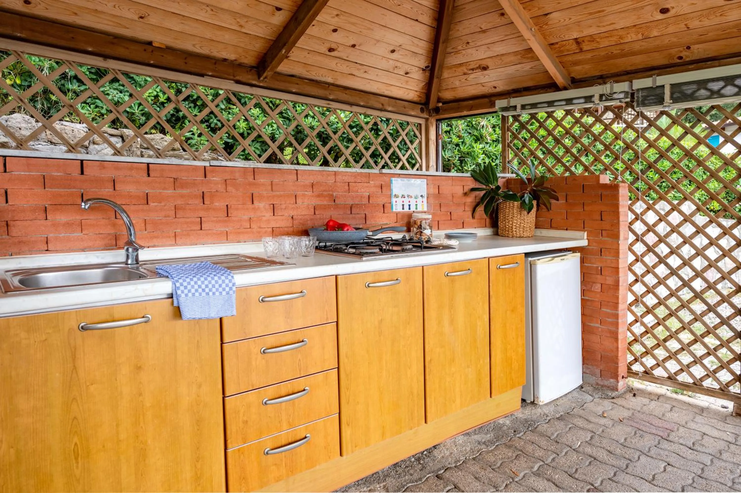 Patio in Resort Baia del Silenzio