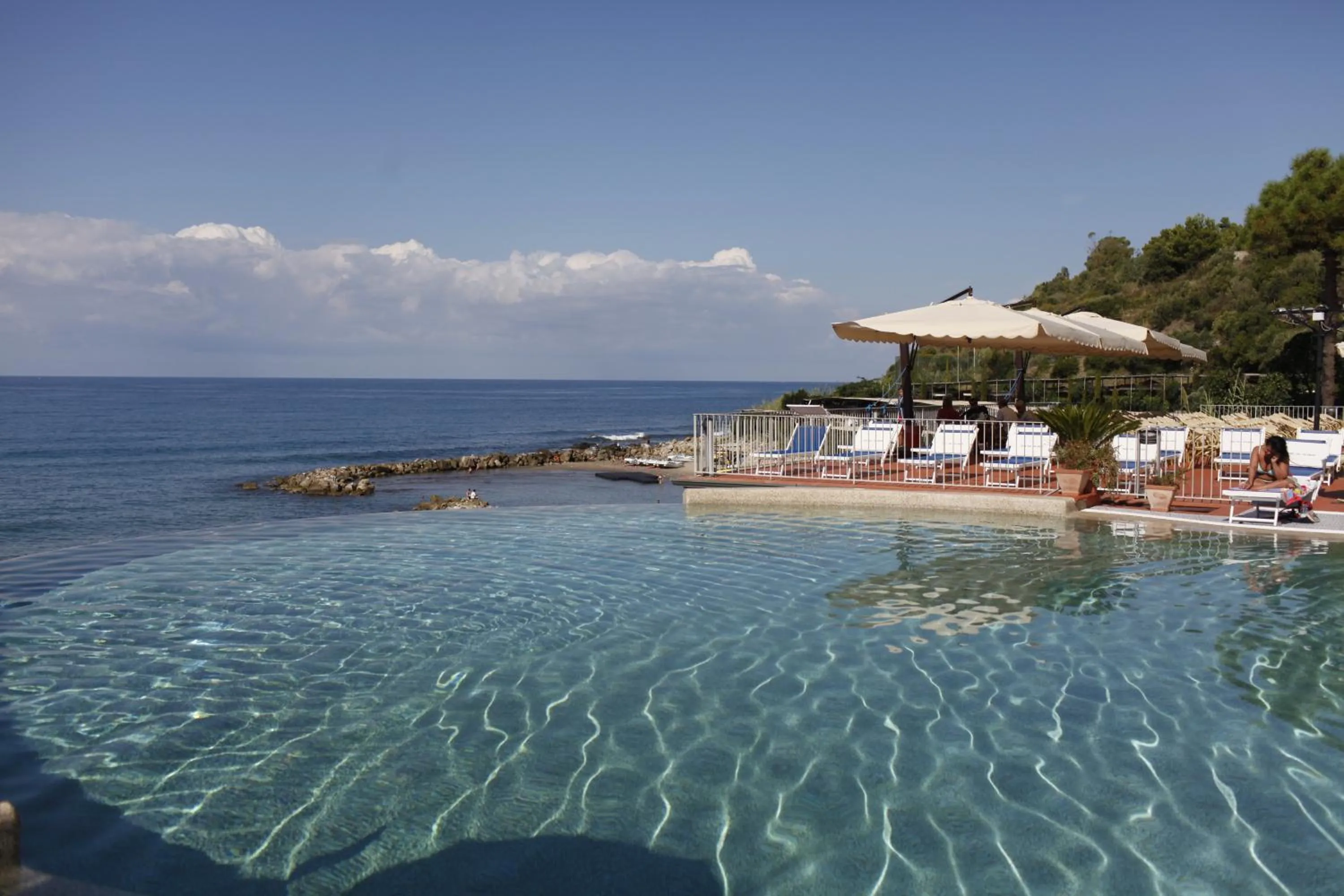 People in Resort Baia del Silenzio