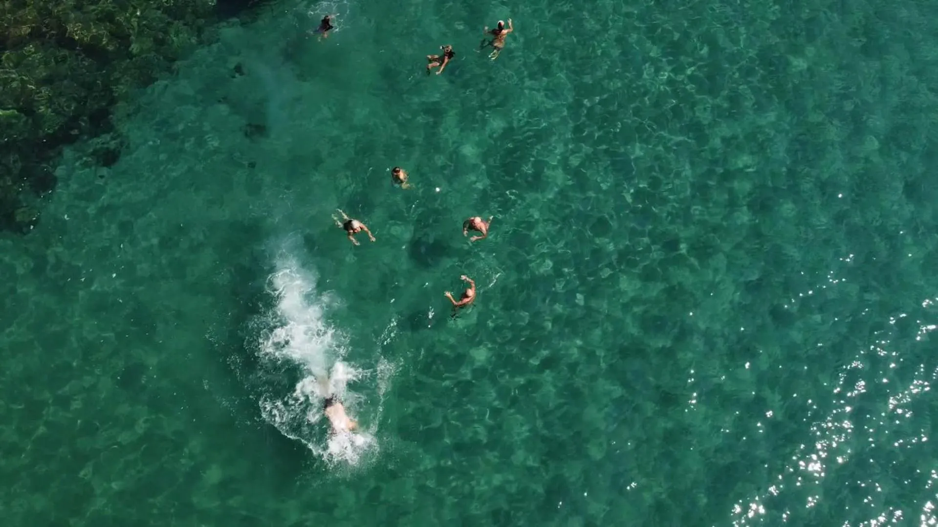 People in Resort Baia del Silenzio