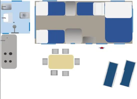 Shower in Resort Baia del Silenzio