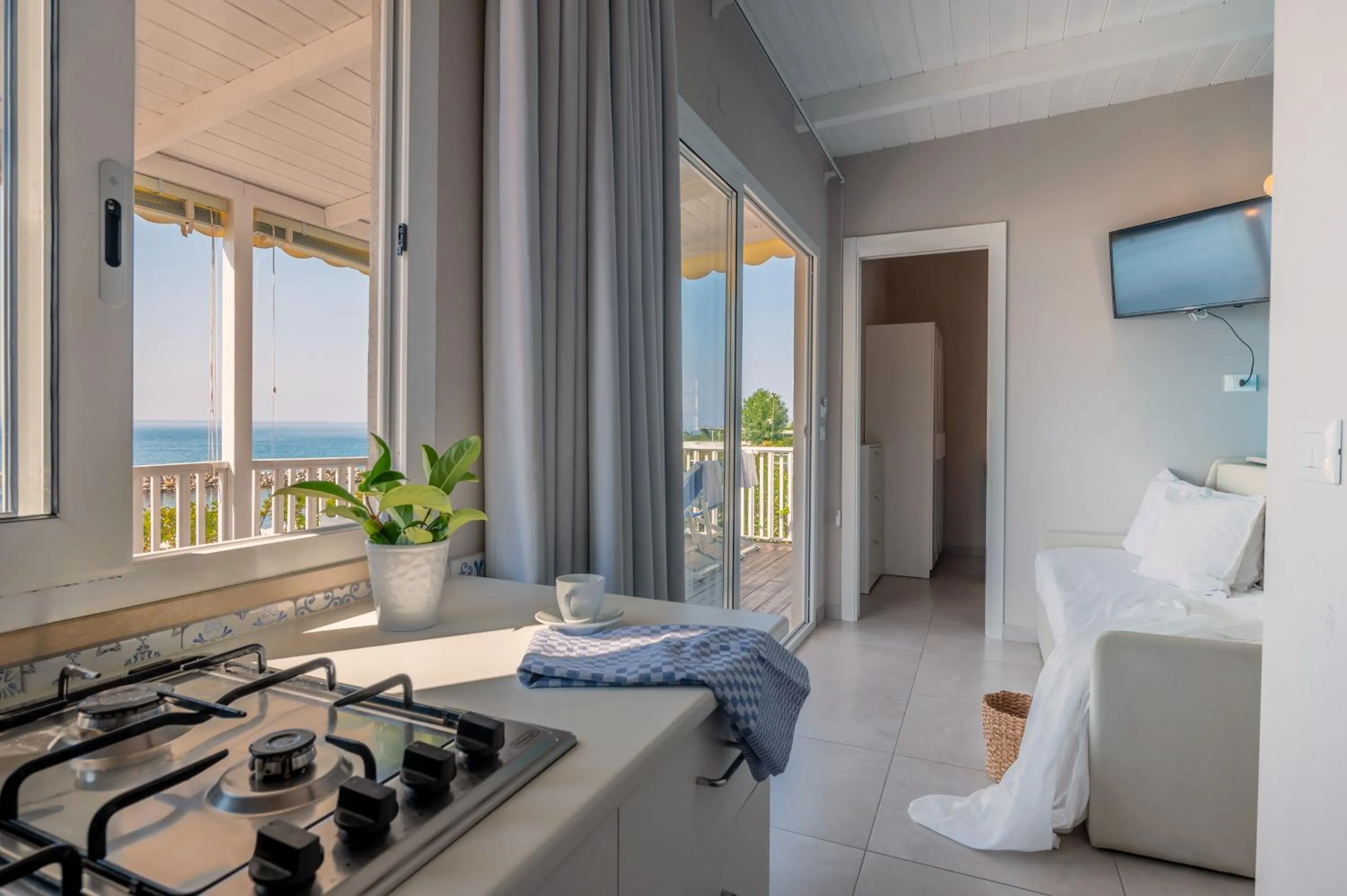 Patio in Resort Baia del Silenzio