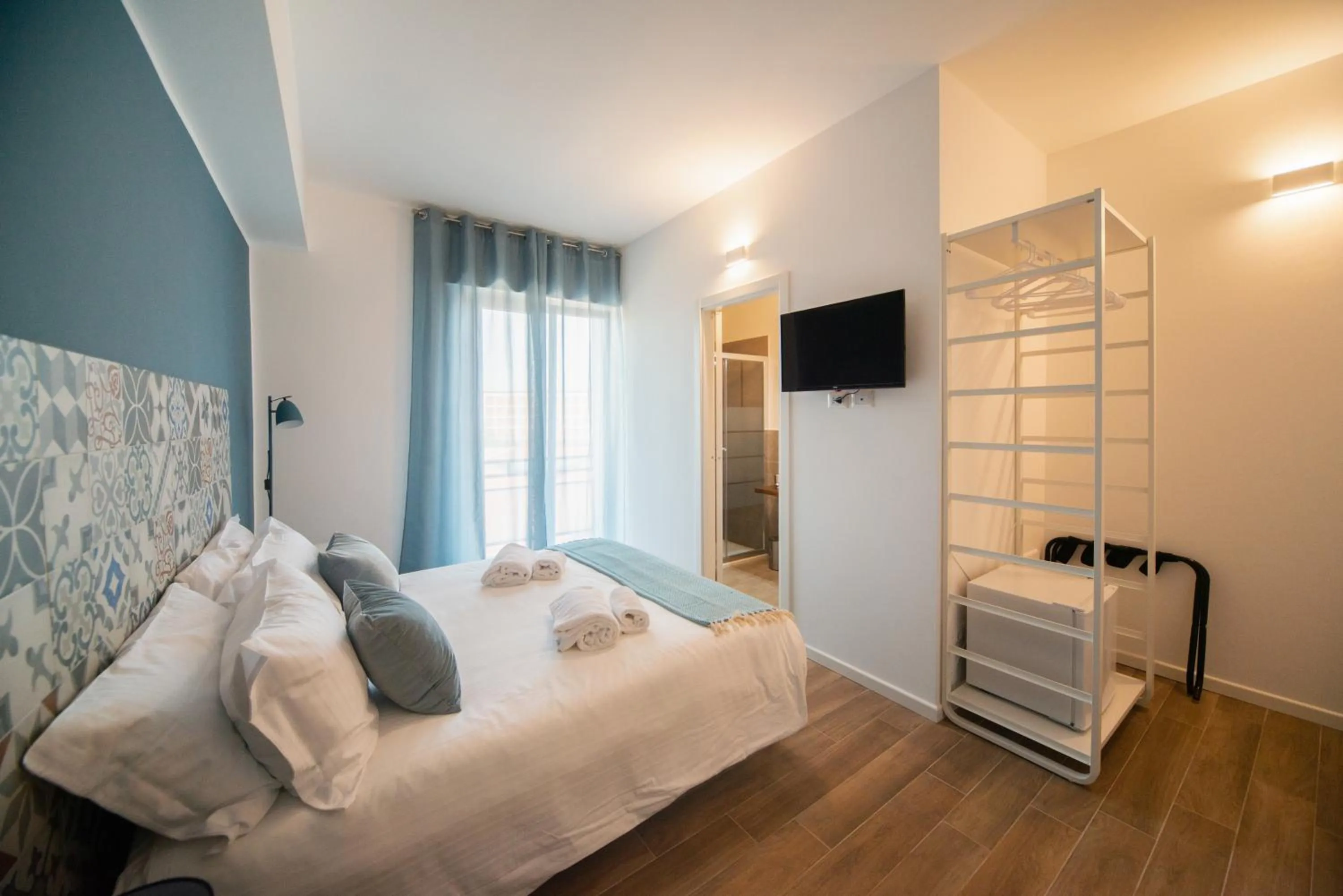 Bathroom, Bed in Casa Stazione