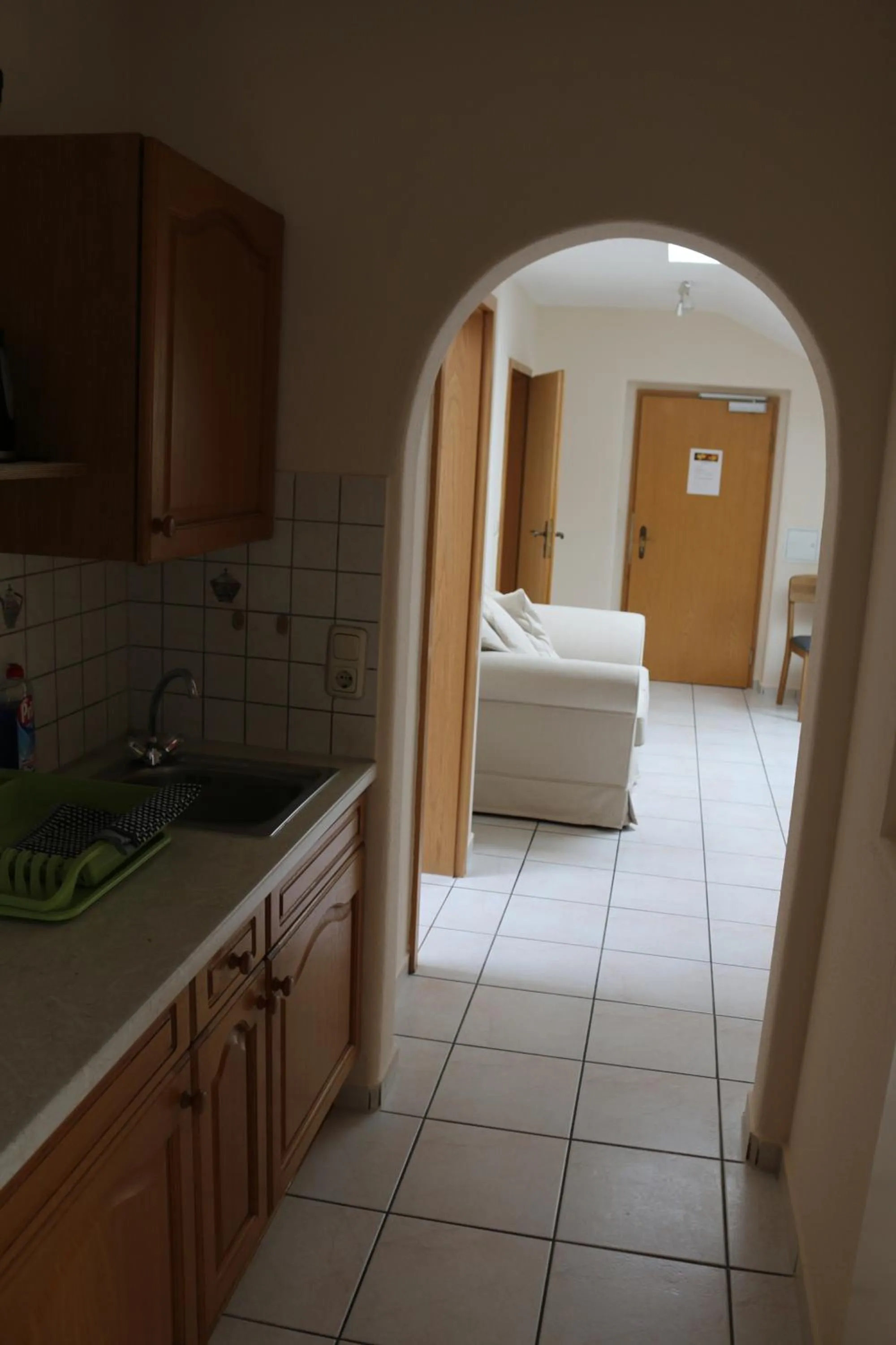 Kitchen or kitchenette, Bed in Hotel Vogtareuther-Hof