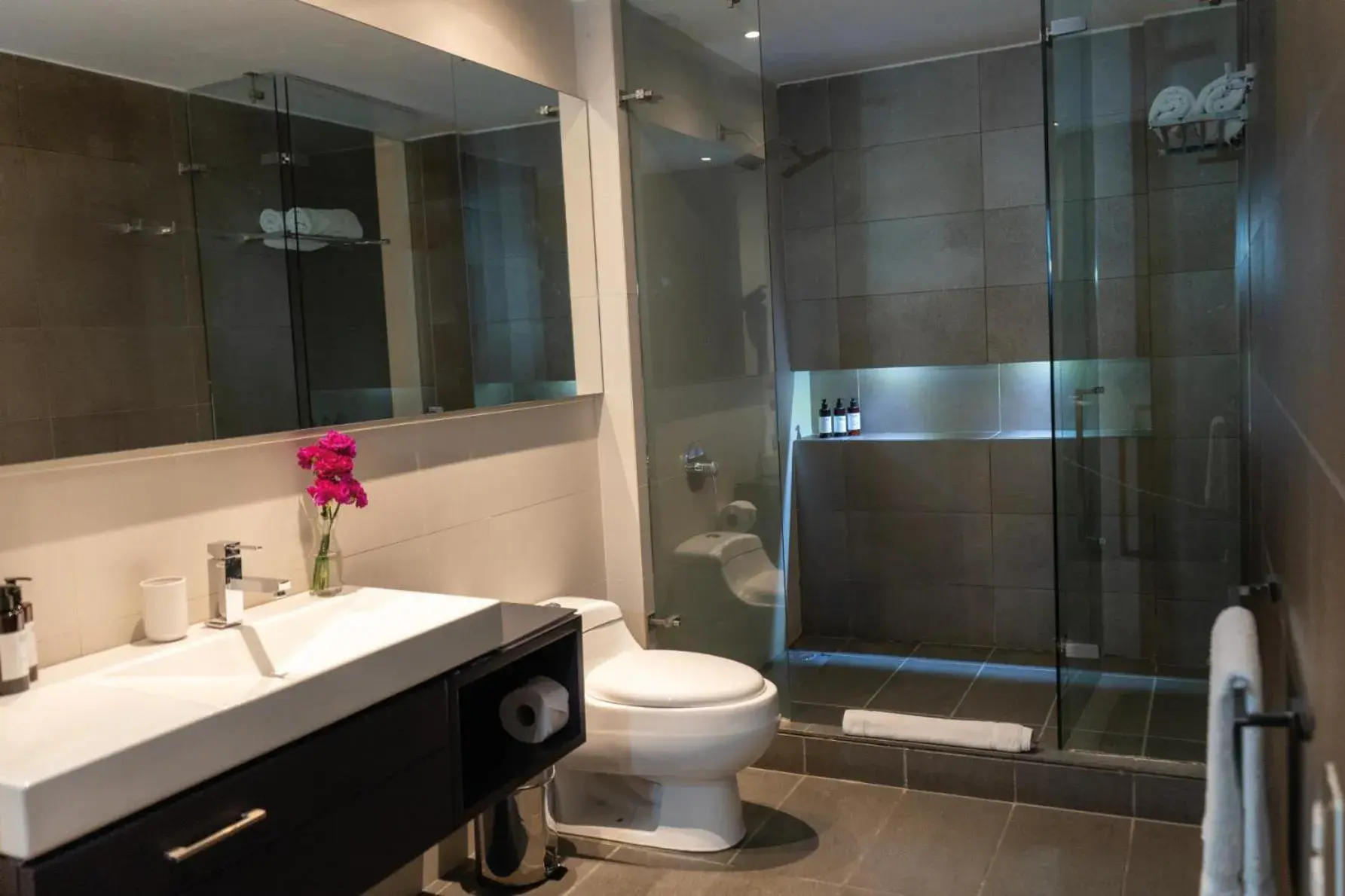 Bathroom in Central Apartamentos Bogotá Bathroom in Central Apartamentos Bogotá