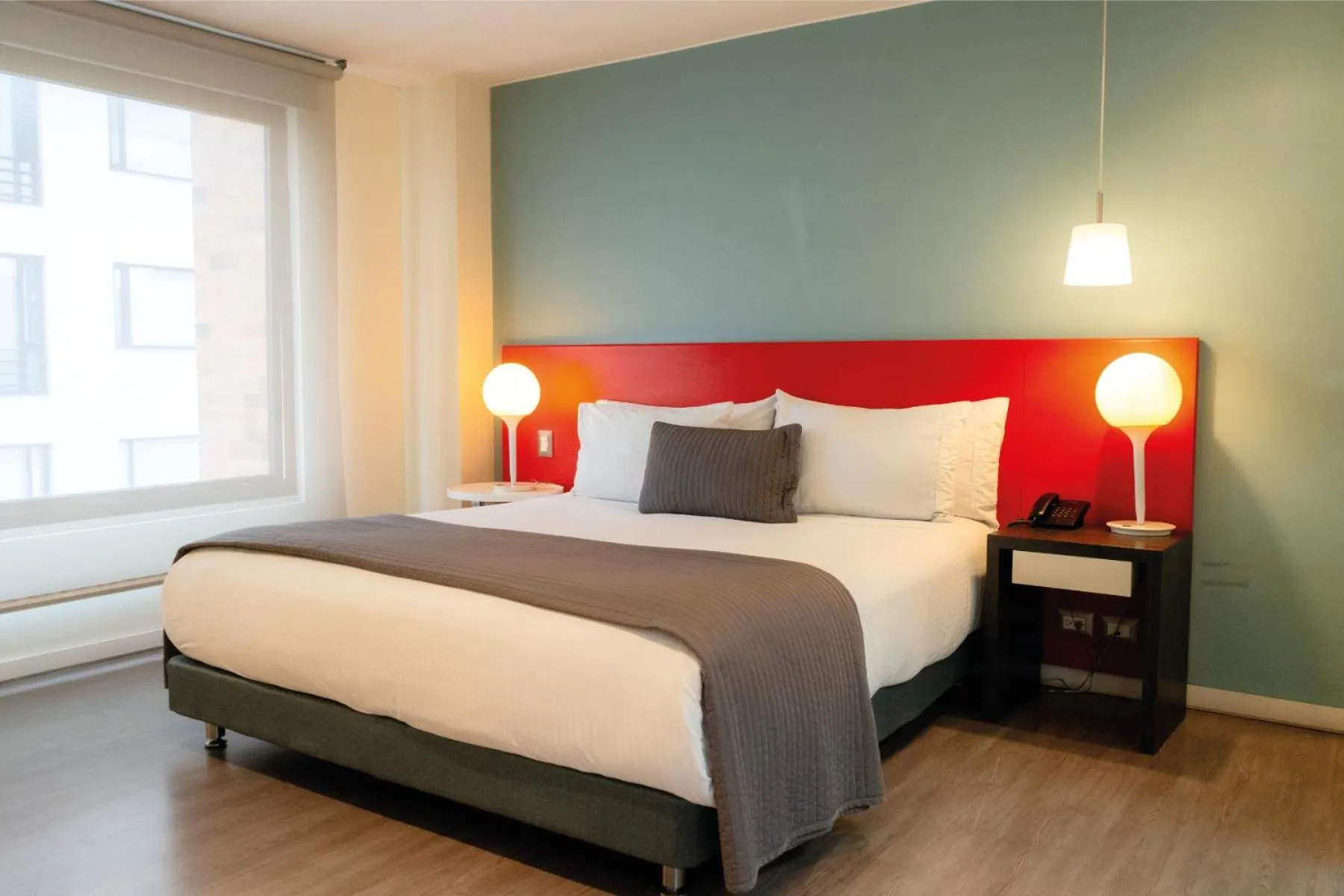 Bedroom, Bed in Central Apartamentos Bogotá