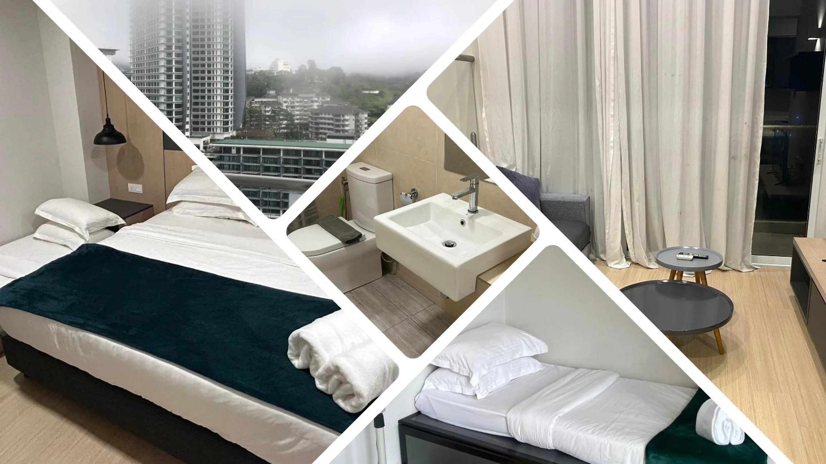 Bed in 7Stonez Suites Windmill Genting Highlands