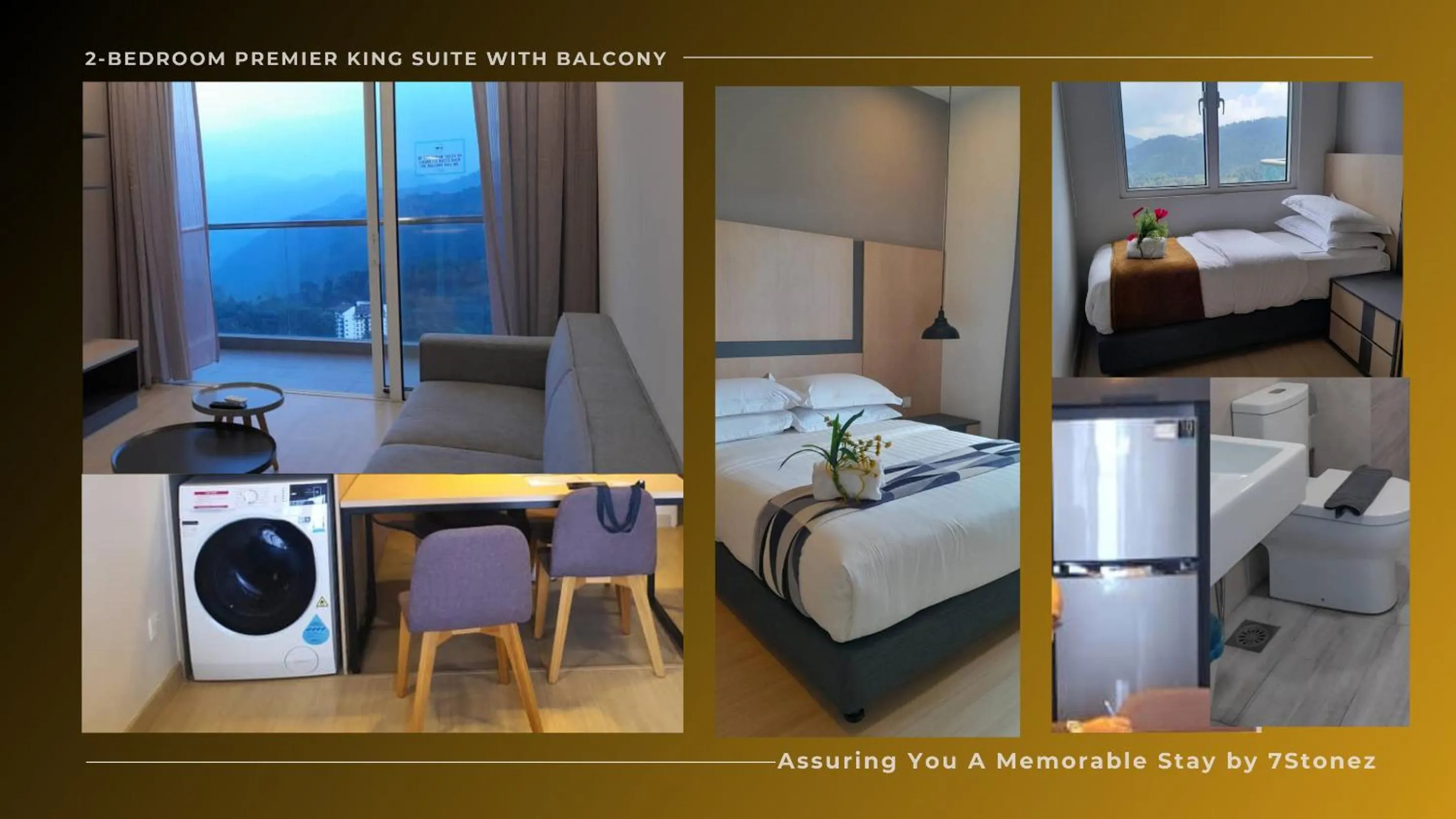 Bed in 7Stonez Suites Windmill Genting Highlands