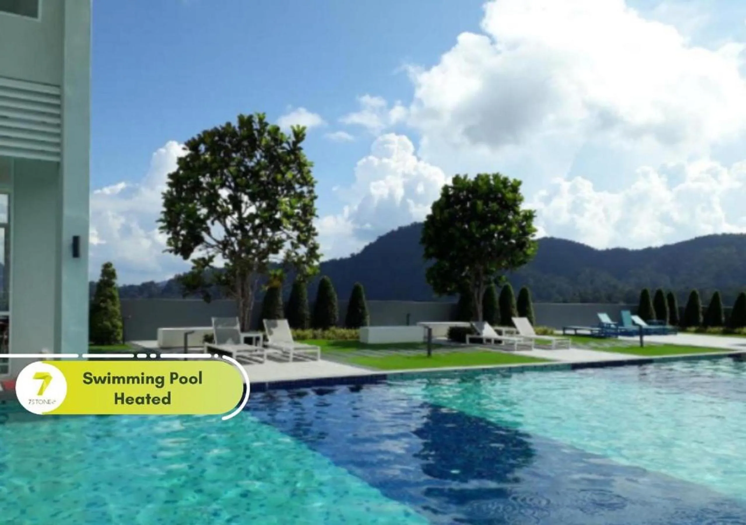 Pool view in 7Stonez Suites Windmill Genting Highlands