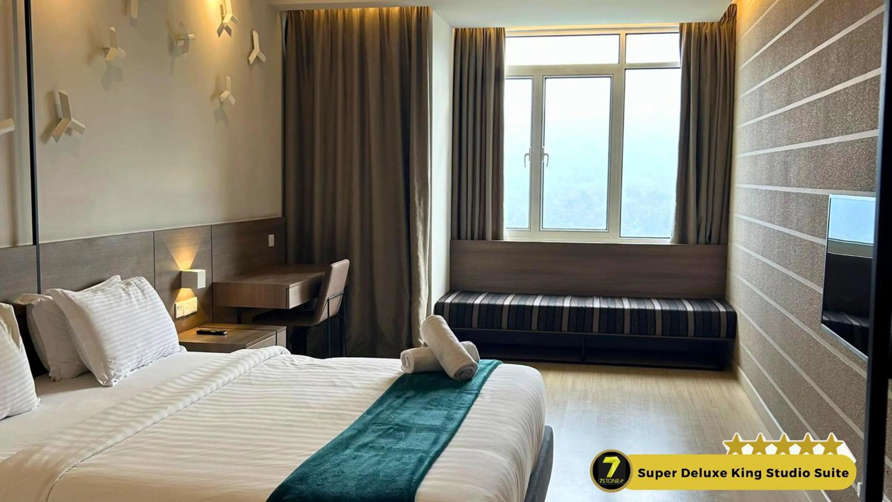 Bed in 7Stonez Suites Windmill Genting Highlands